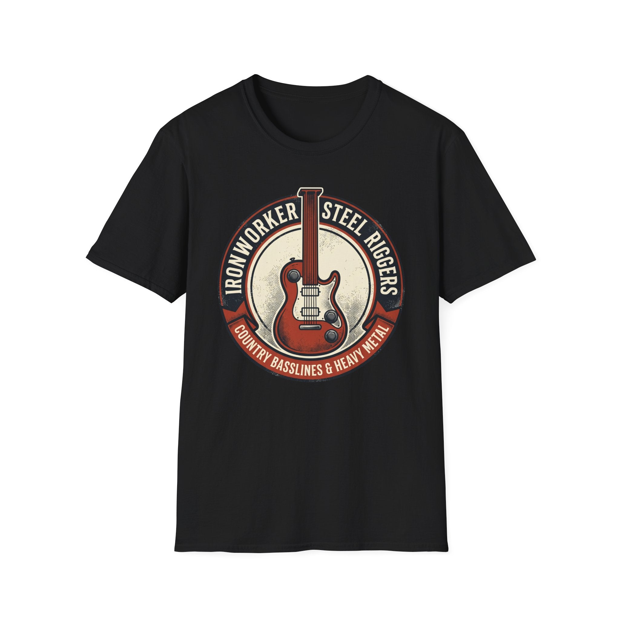 Ironworker Steel Riggers Country Basslines & Heavy Metal  T-Shirt