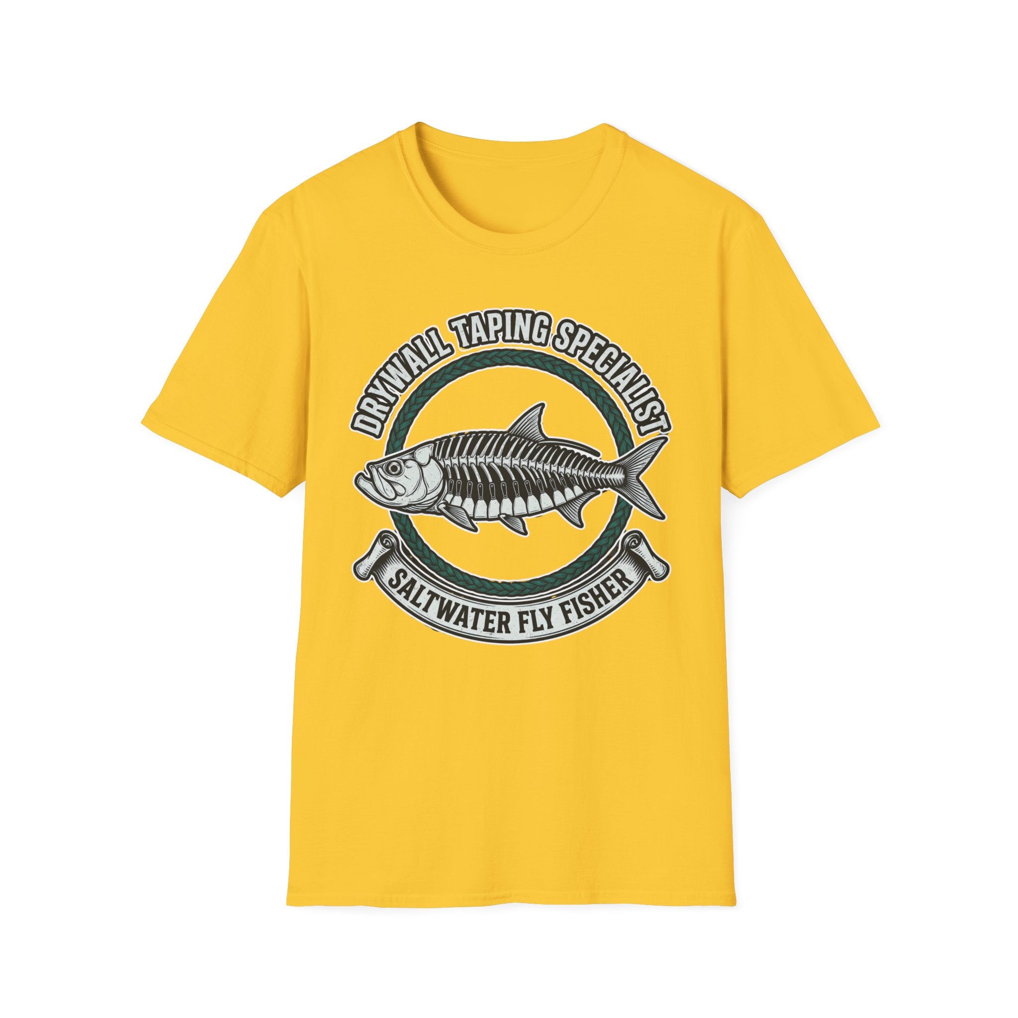 Drywall Taping Specialist Saltwater Fly Fisher  T-Shirt