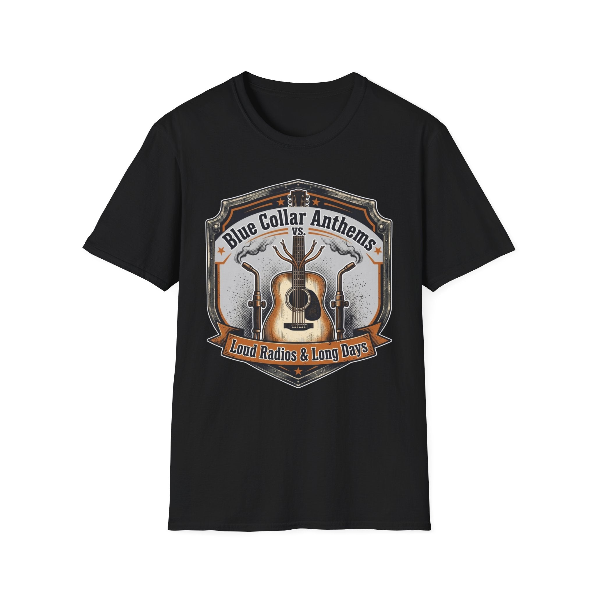 Blue Collar Anthems Loud Radios & Long Days T-Shirt