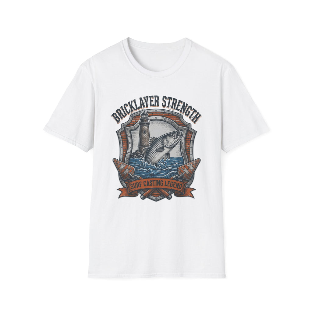 Bricklayer Strength Surf Casting Legend  T-Shirt