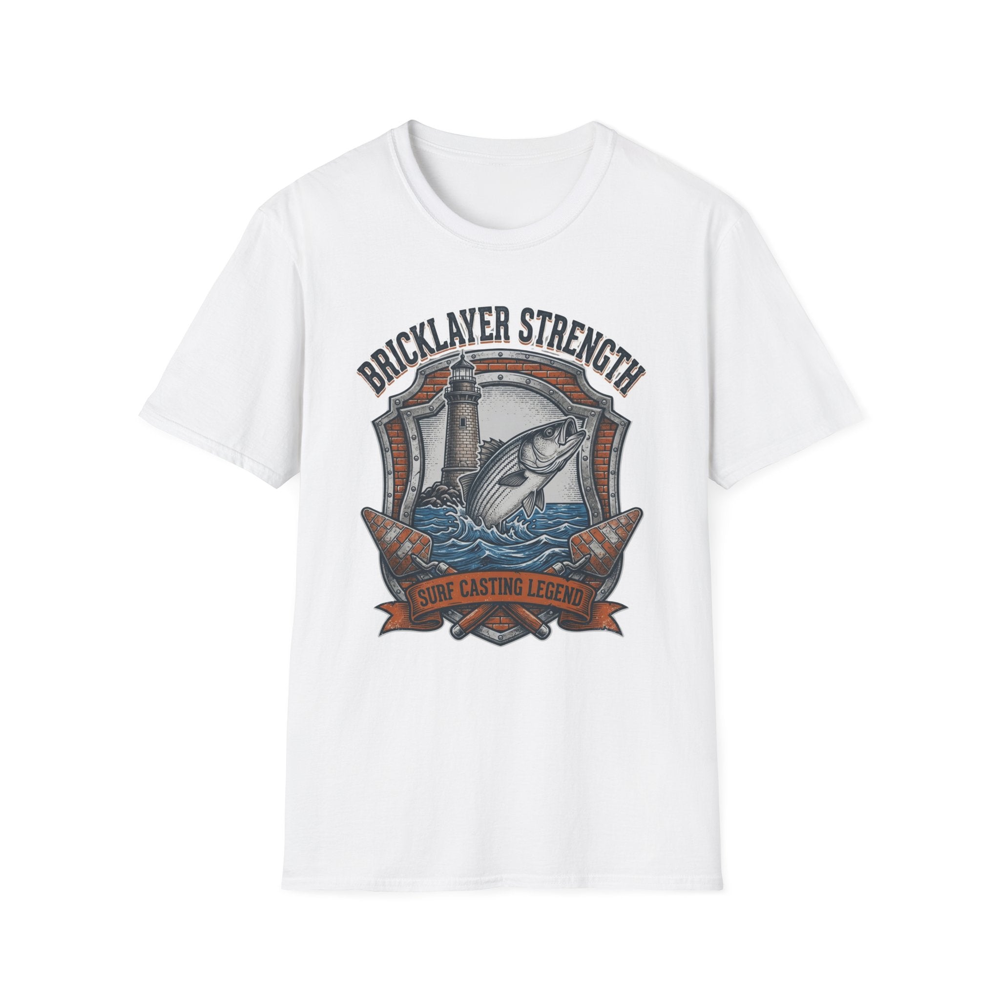 Bricklayer Strength Surf Casting Legend  T-Shirt
