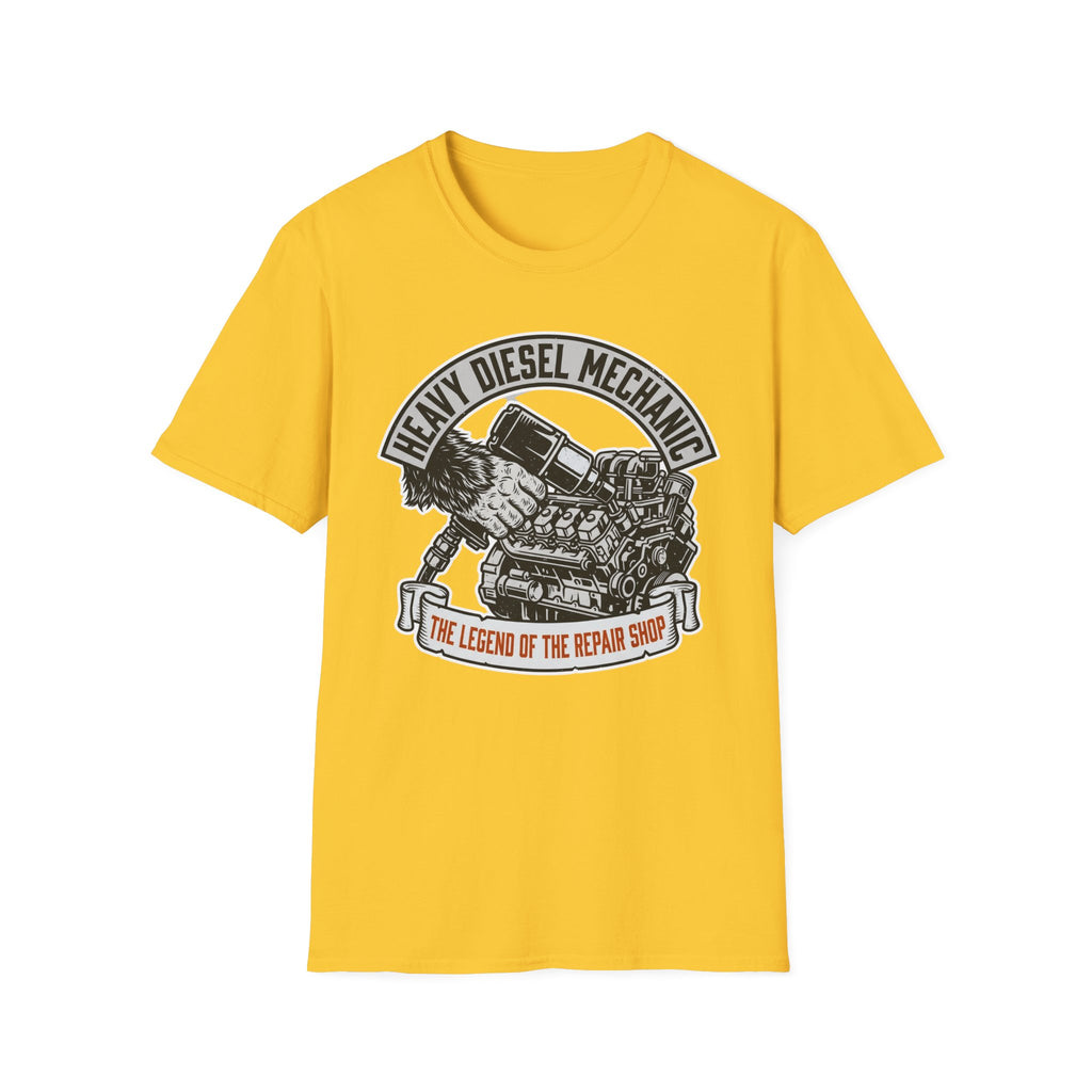 Heavy Diesel Mechanic The Legend Of The Repair Shop T-Shirt