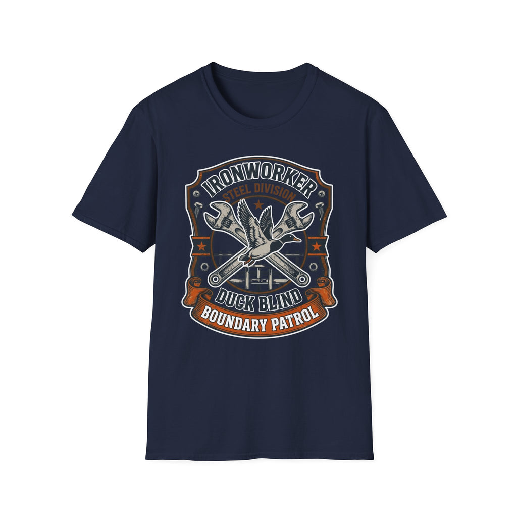 Ironworker Steel Division Duck Blind Boundary Patrol T-Shirt
