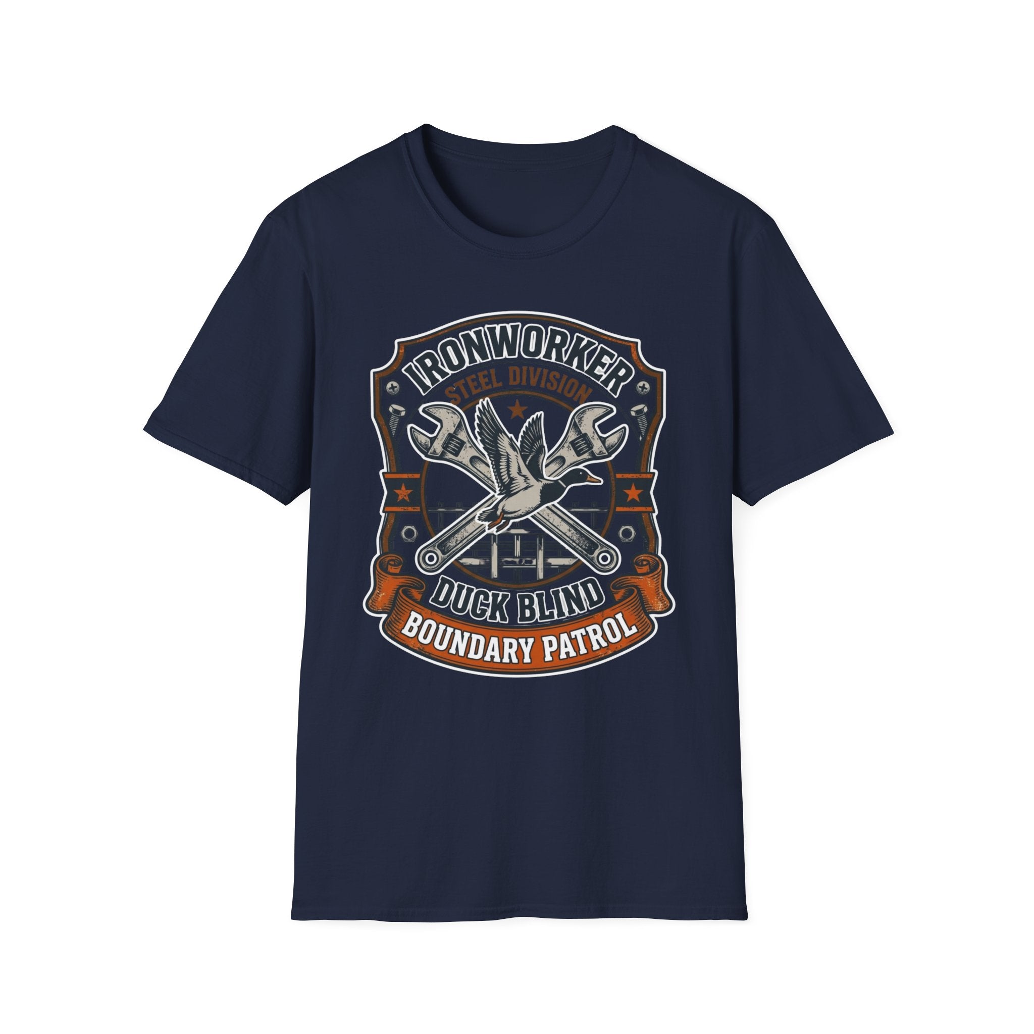 Ironworker Steel Division Duck Blind Boundary Patrol T-Shirt