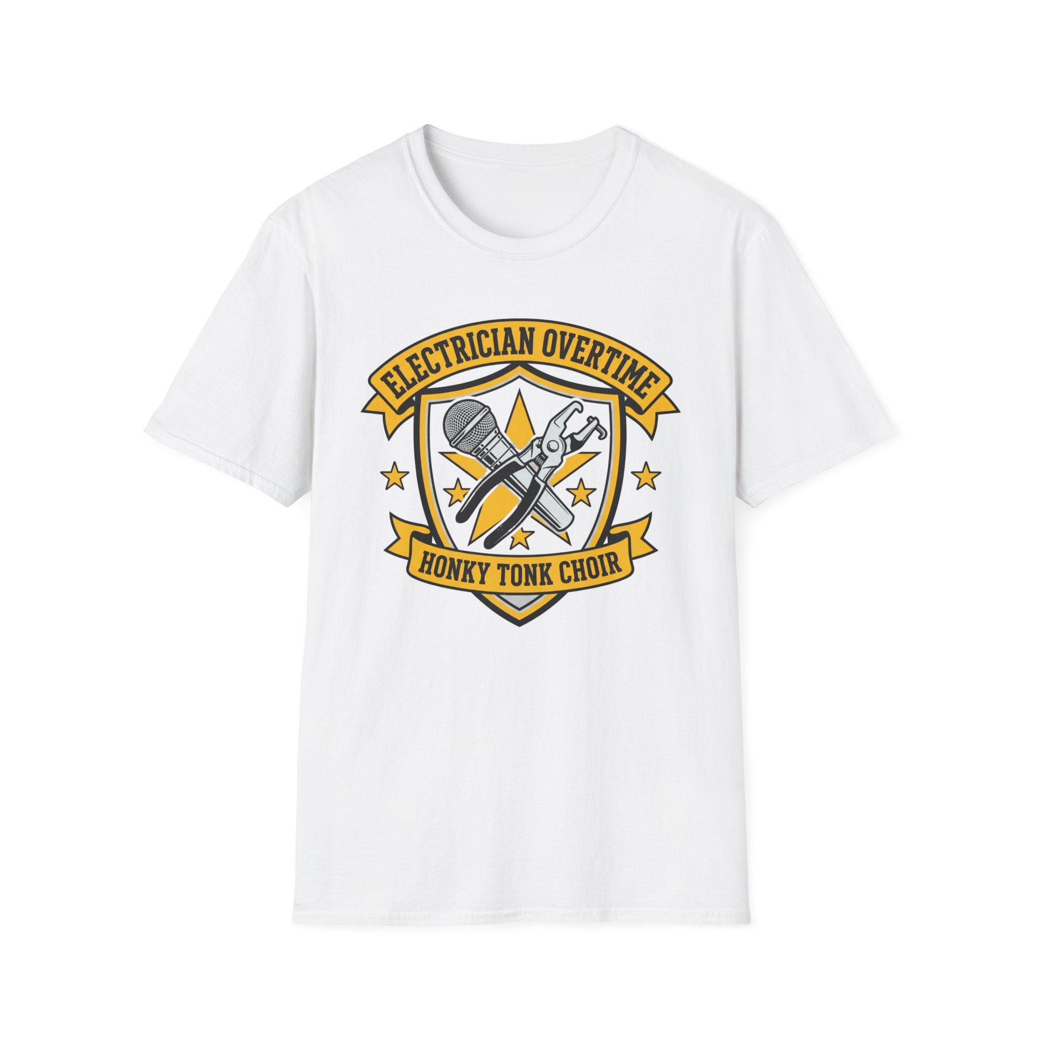 Electrician Overtime Honky Tonk Choir T-Shirt
