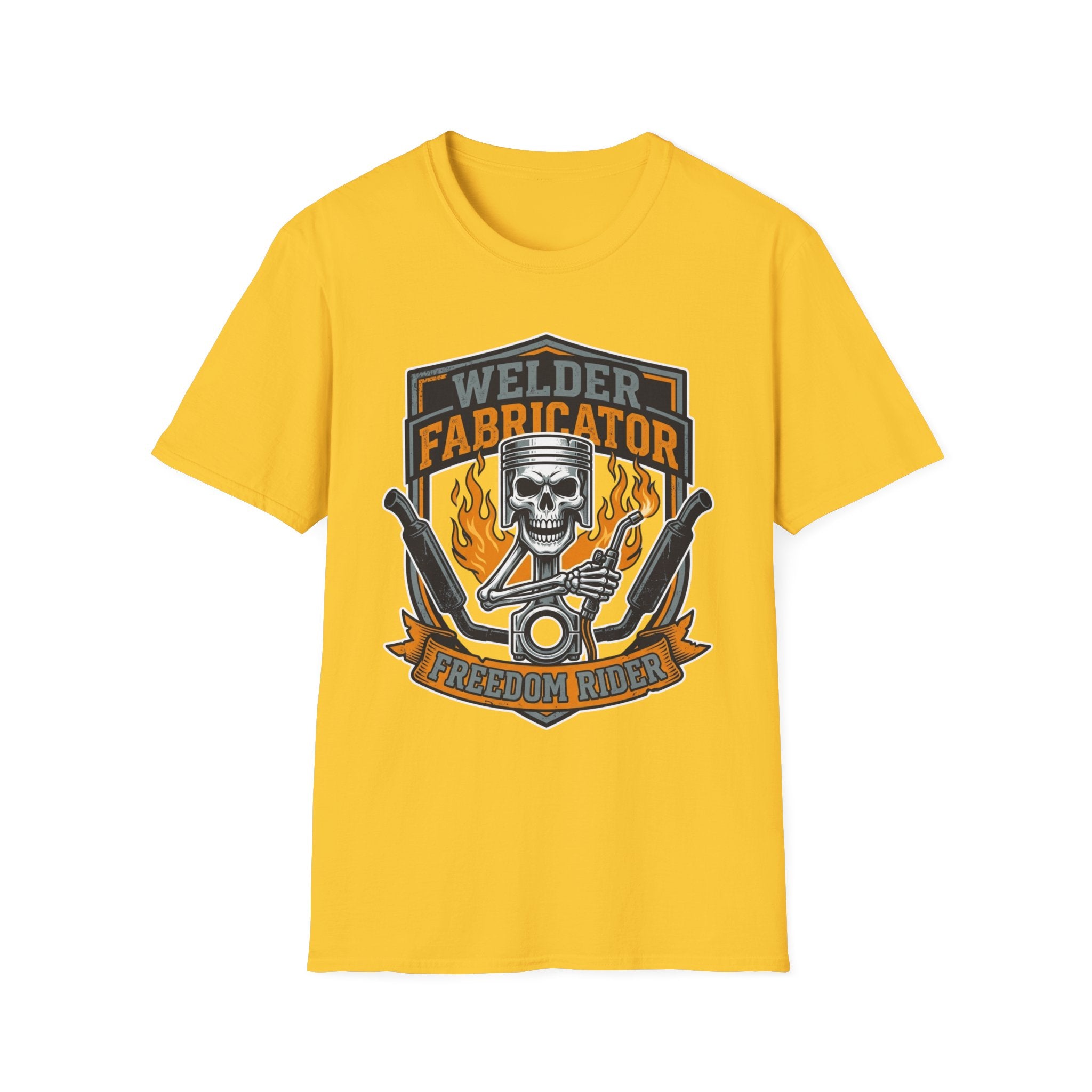 Welder Fabricator Freedom Rider T-Shirt