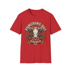 Punching Out Heading In T-Shirt
