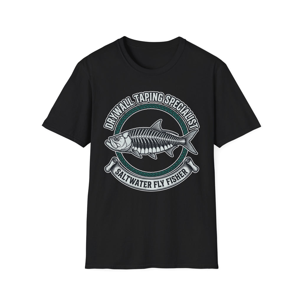 Drywall Taping Specialist Saltwater Fly Fisher  T-Shirt