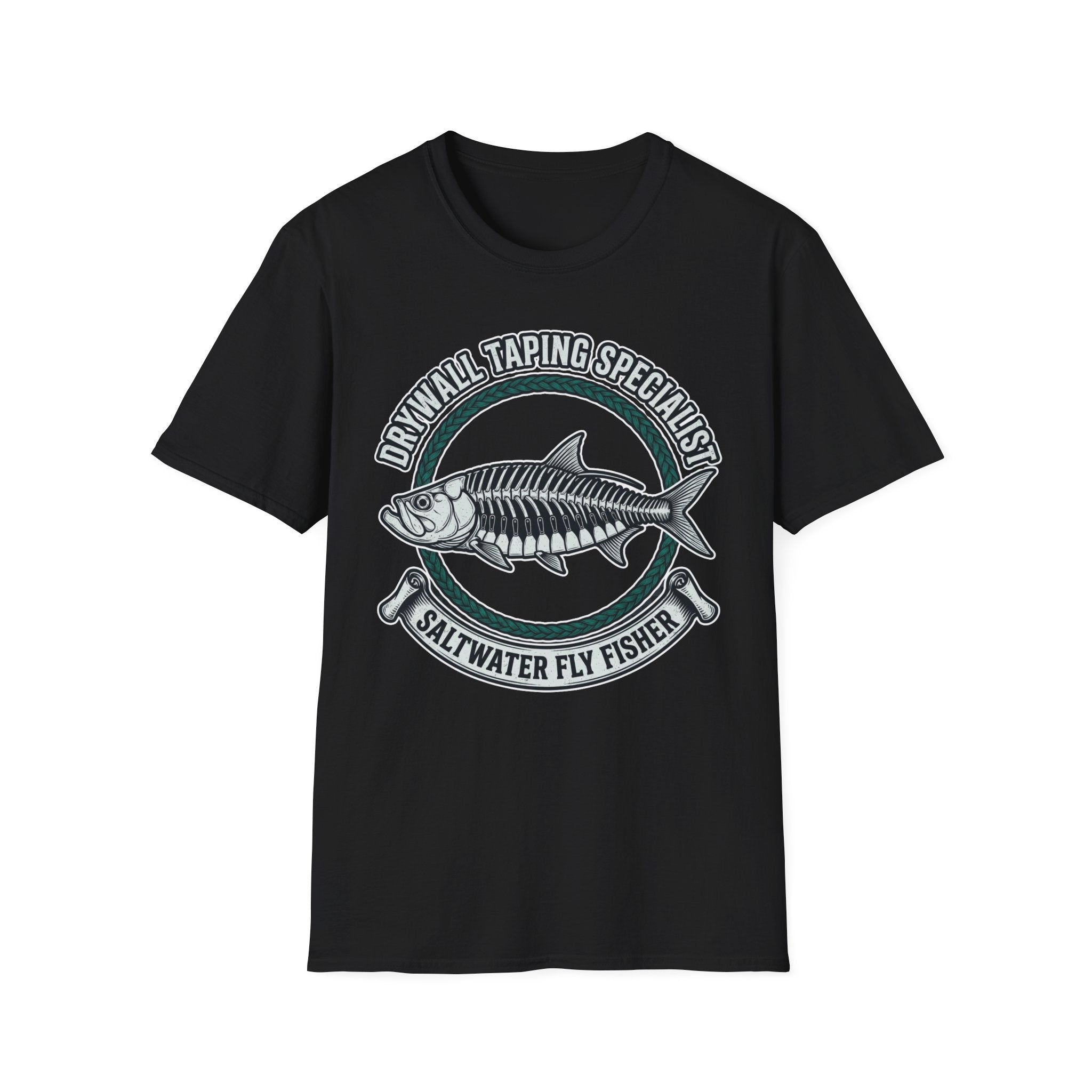 Drywall Taping Specialist Saltwater Fly Fisher  T-Shirt