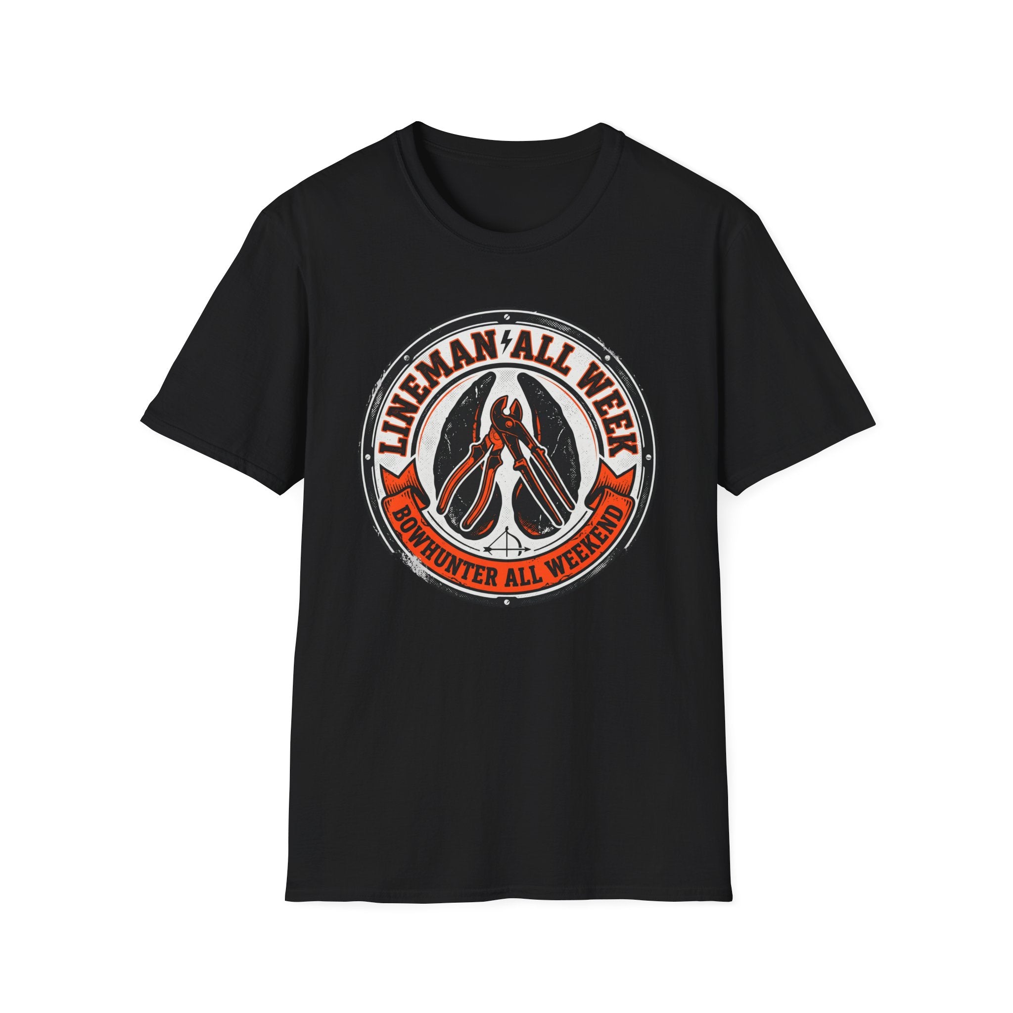 Lineman All Week Bowhunter All Weekend T-Shirt