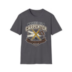 Married To A Carpenter Hardwood And Pure Devotion T-Shirt