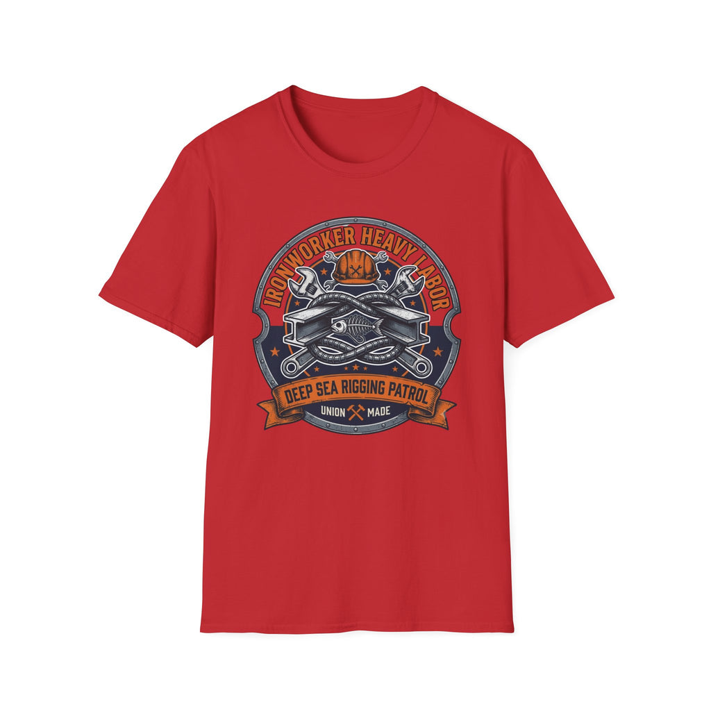 Ironworker Heavy Labor Deep Sea Rigging Patrol T-Shirt