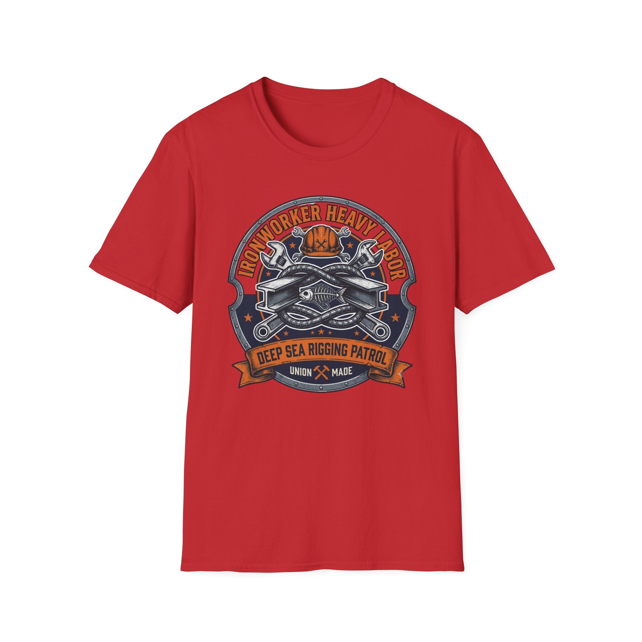 Ironworker Heavy Labor Deep Sea Rigging Patrol T-Shirt