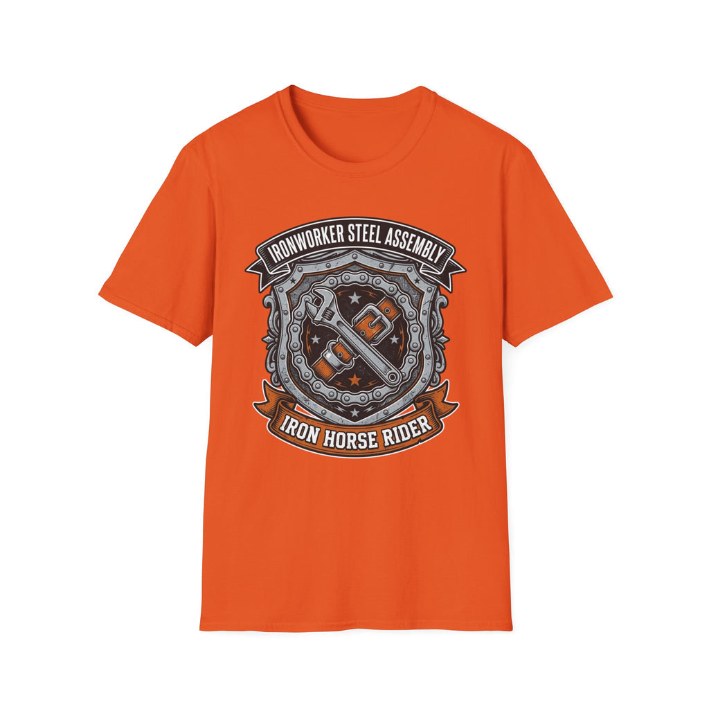 Ironworker Steel Assembly Iron Horse Rider T-Shirt