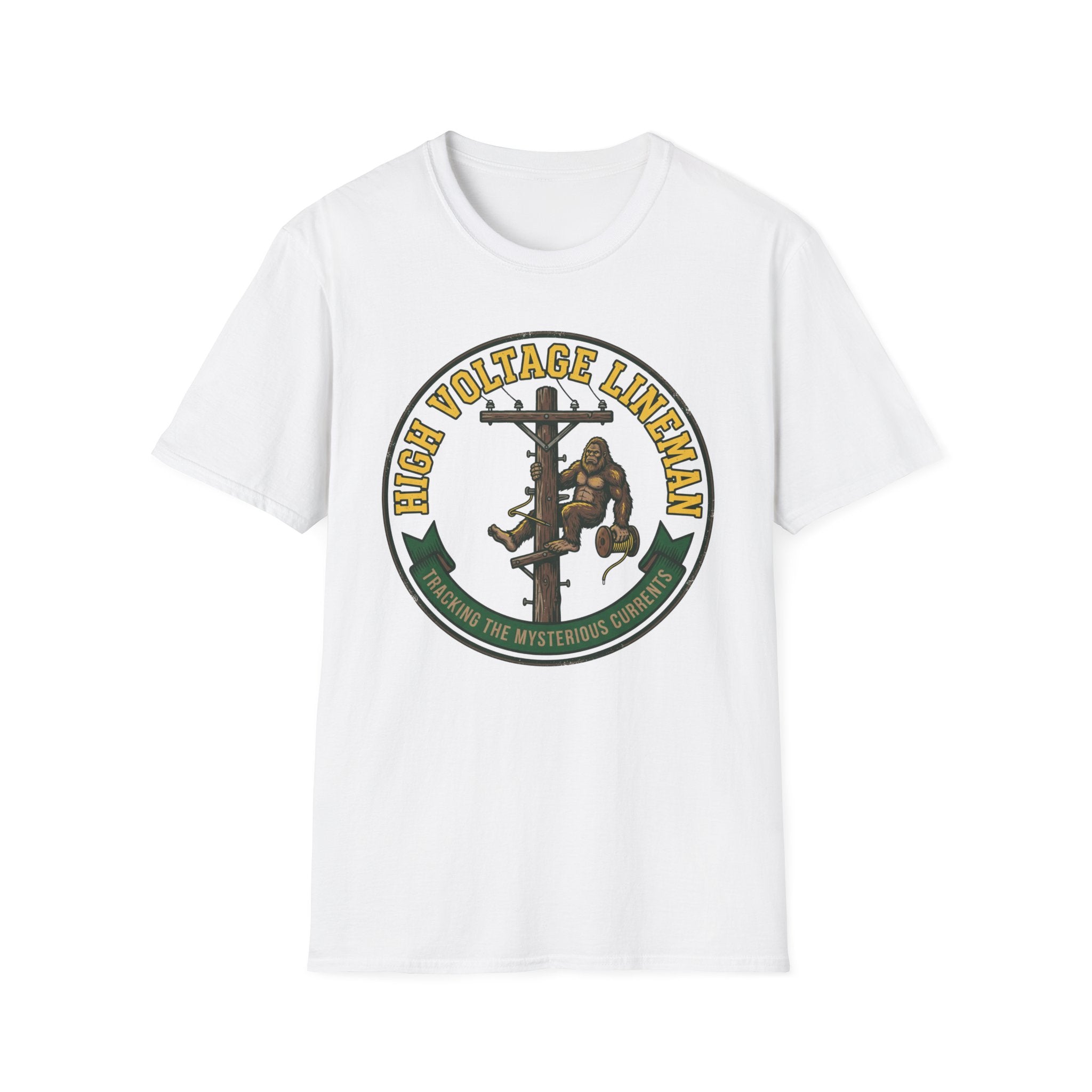 High Voltage Lineman Tracking The Mysterious Currents T-Shirt