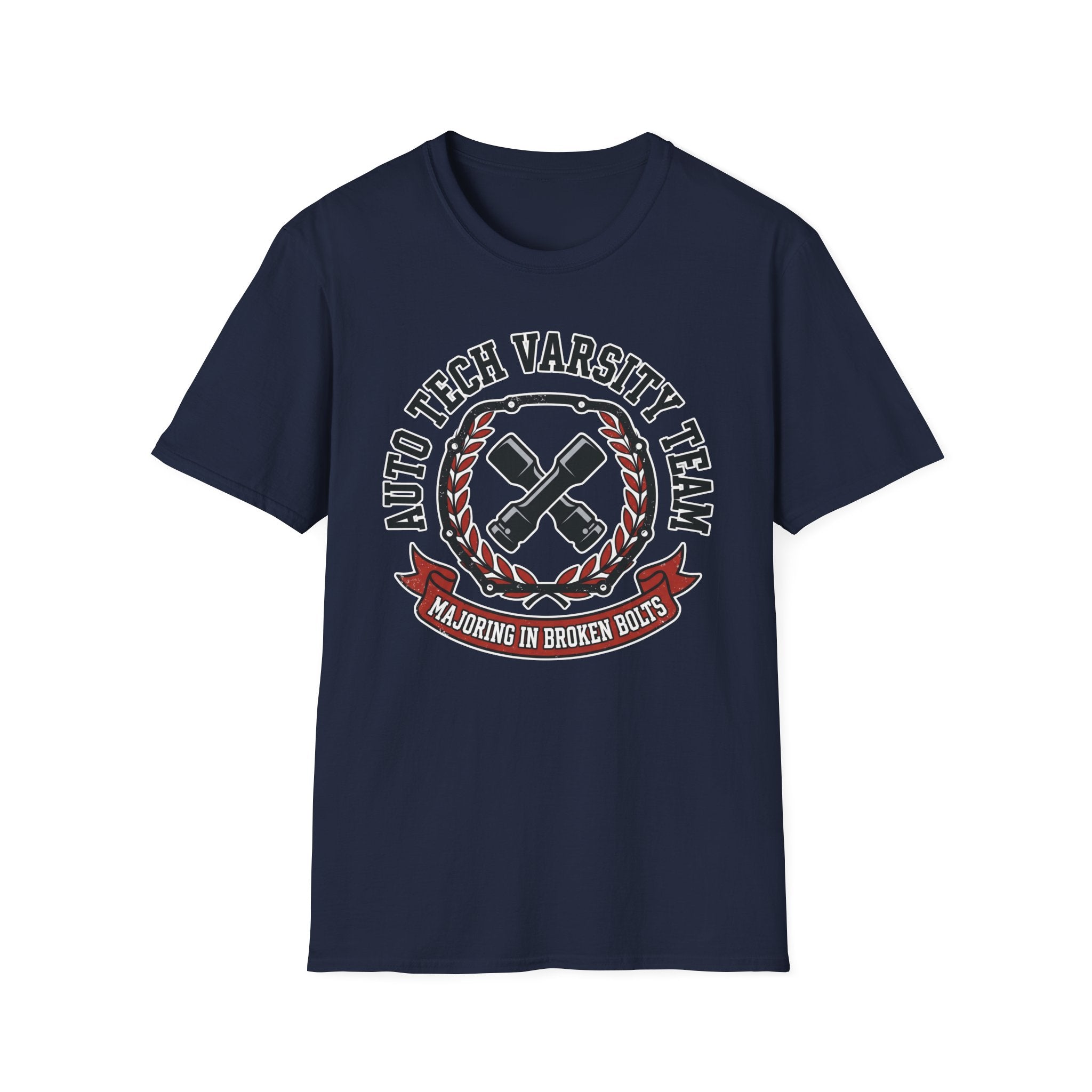 Auto Tech Varsity Team Majoring In Broken Bolts T-Shirt