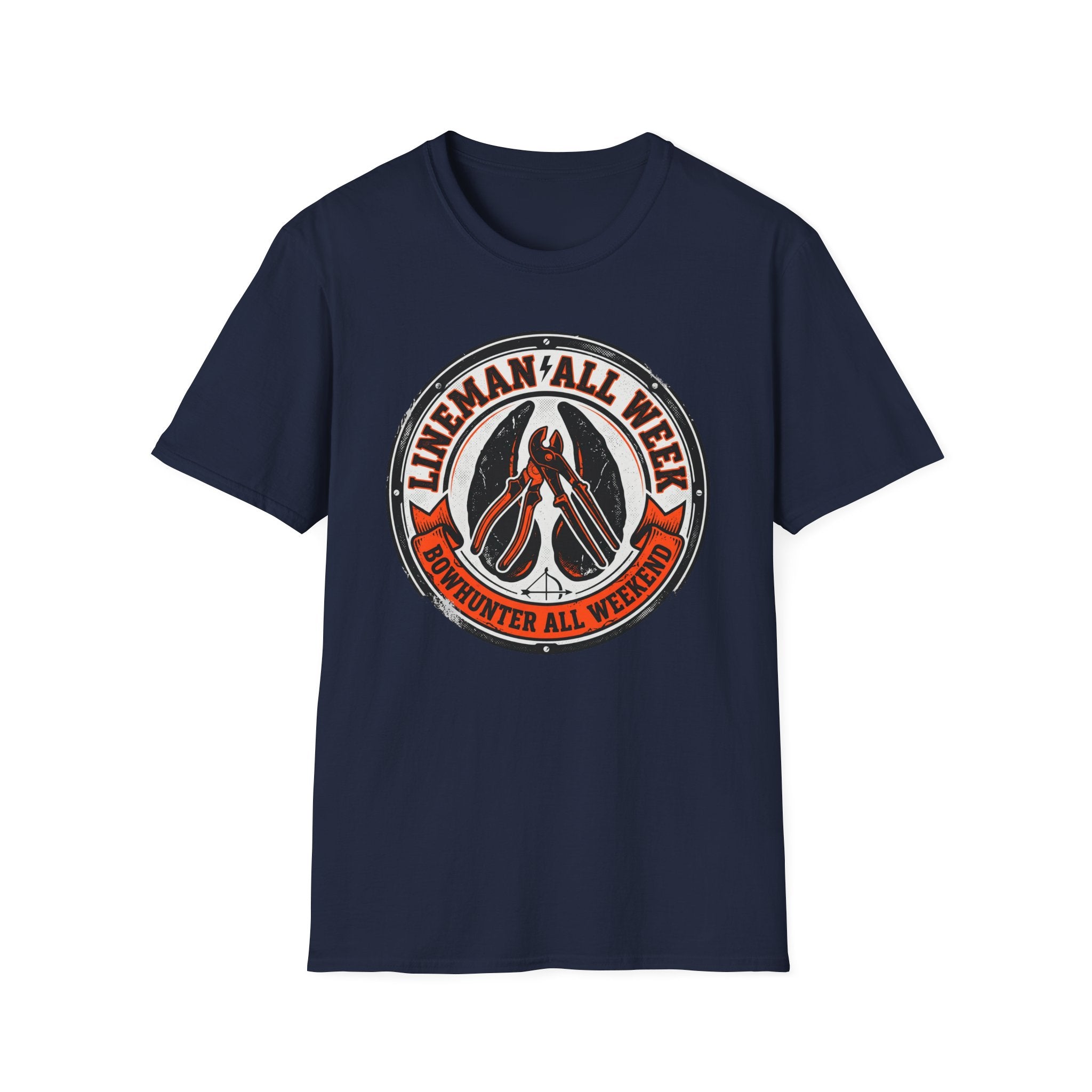 Lineman All Week Bowhunter All Weekend T-Shirt