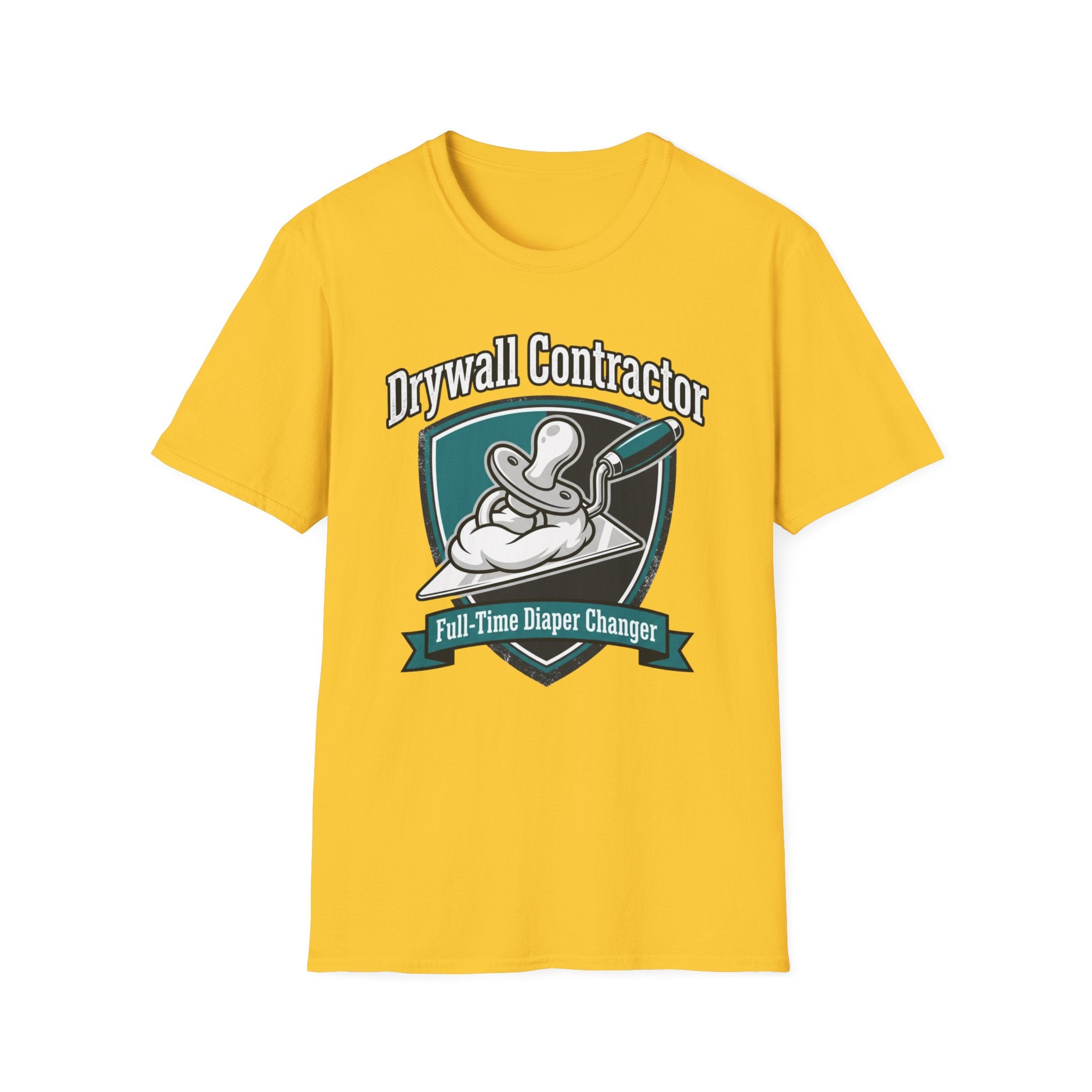 Drywall Contractor Full-Time Diaper Changer T-Shirt