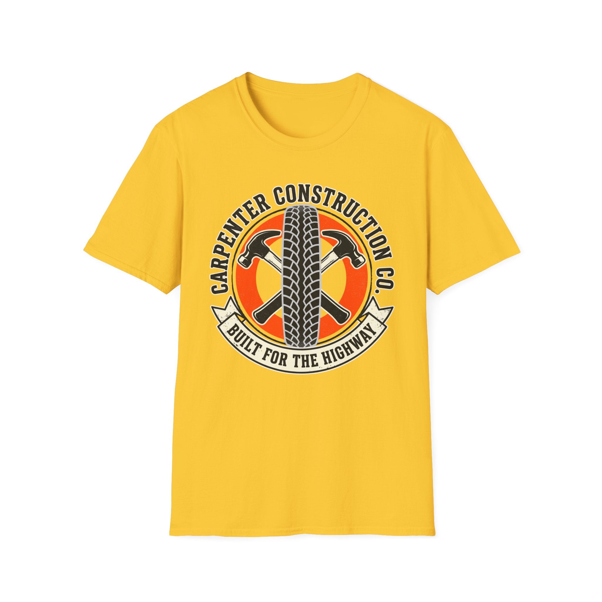 Carpenter Construction Co Built For The Highway T-Shirt