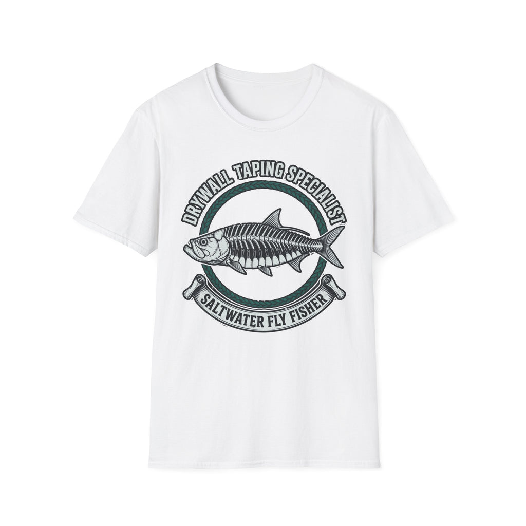 Drywall Taping Specialist Saltwater Fly Fisher  T-Shirt