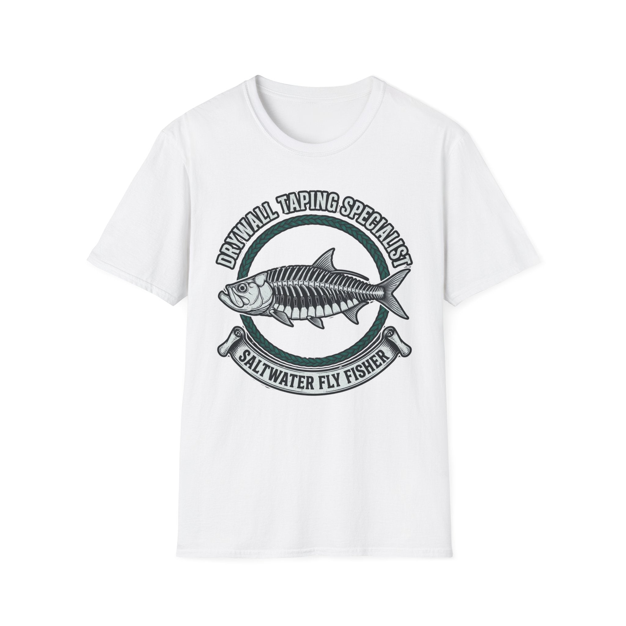 Drywall Taping Specialist Saltwater Fly Fisher  T-Shirt