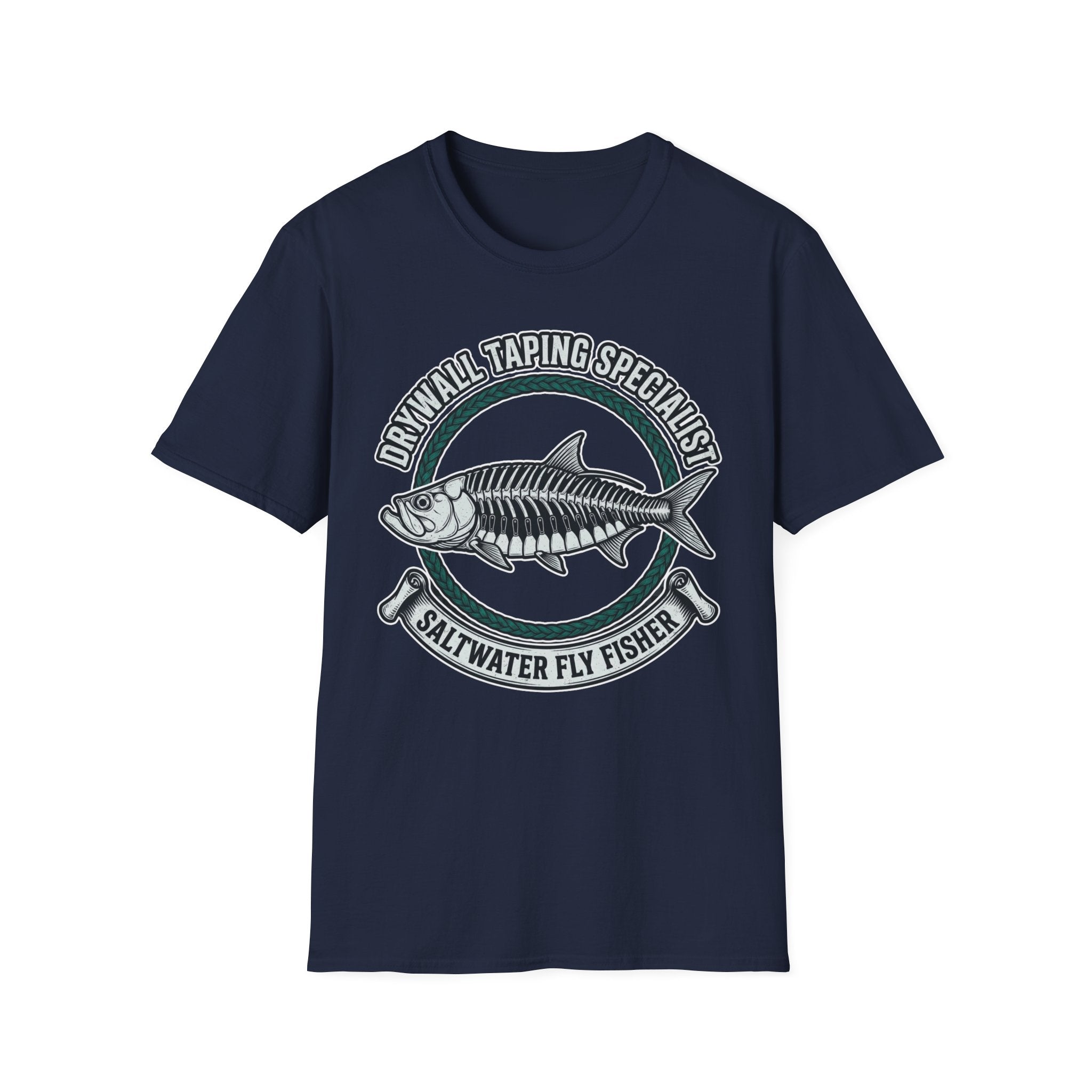 Drywall Taping Specialist Saltwater Fly Fisher  T-Shirt