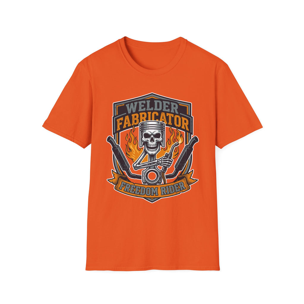 Welder Fabricator Freedom Rider T-Shirt