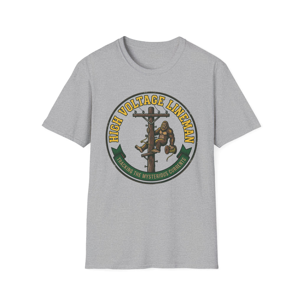 High Voltage Lineman Tracking The Mysterious Currents T-Shirt