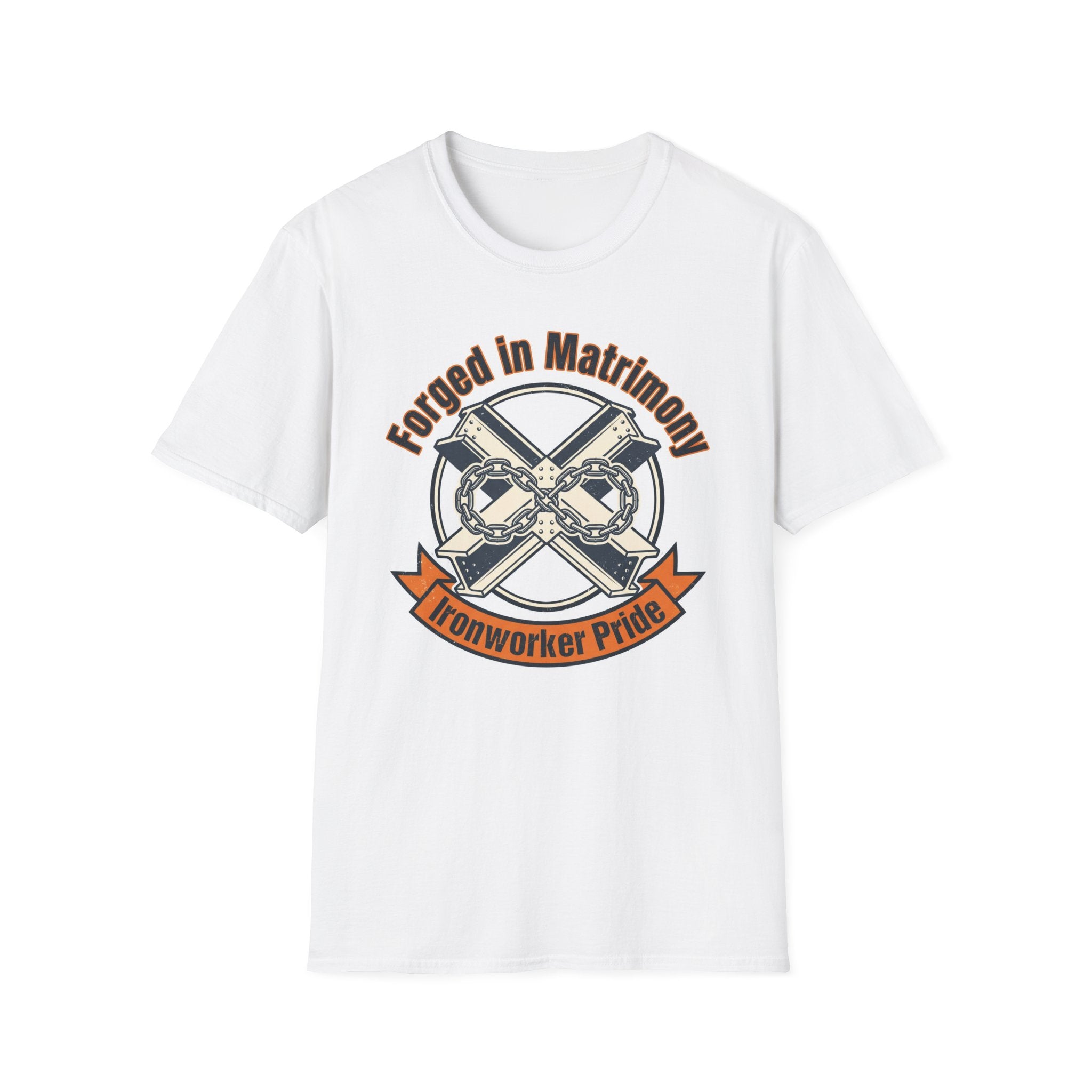 Forged In Matrimony Ironworker Pride T-Shirt