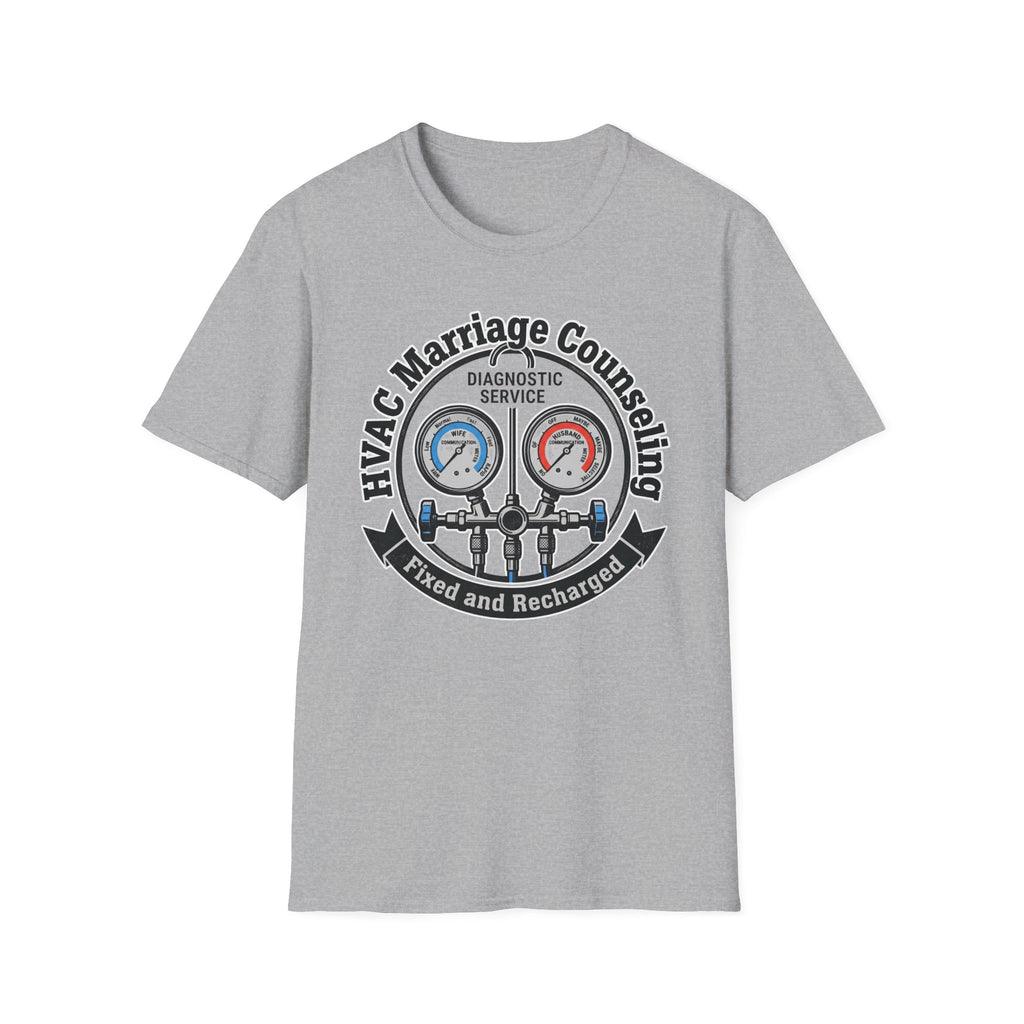 HVAC Marriage Counseling Fixed And Recharged T-Shirt