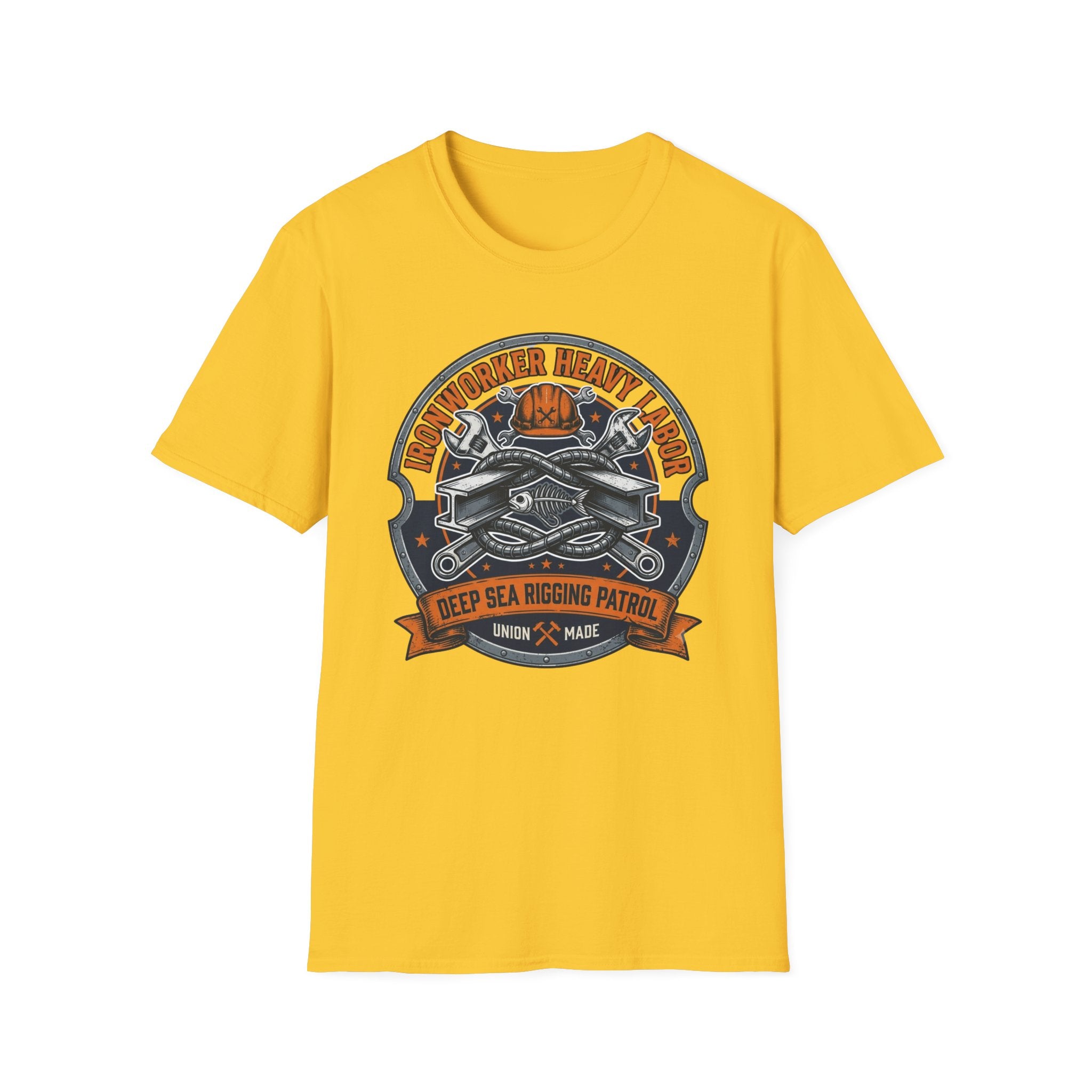 Ironworker Heavy Labor Deep Sea Rigging Patrol T-Shirt