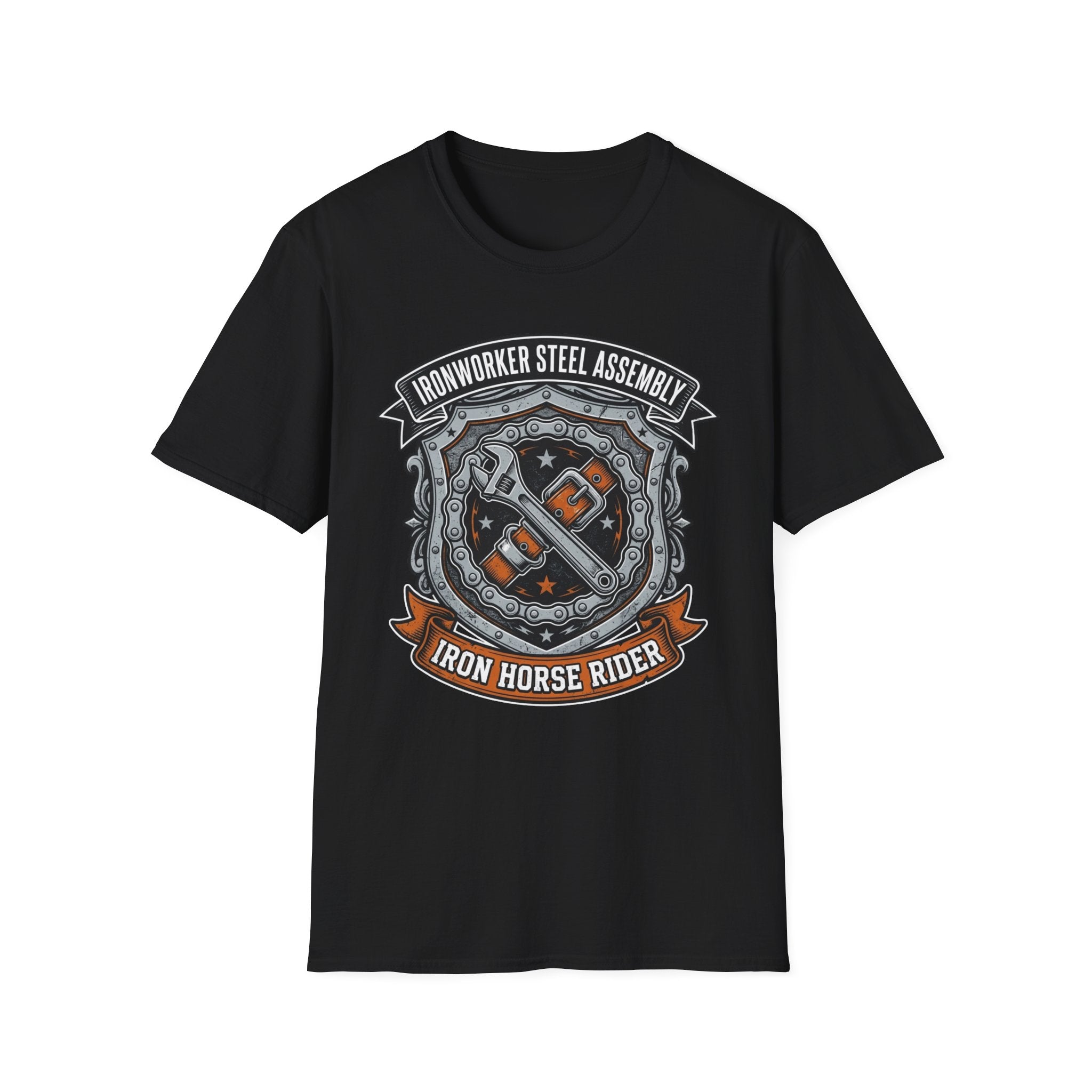 Ironworker Steel Assembly Iron Horse Rider T-Shirt