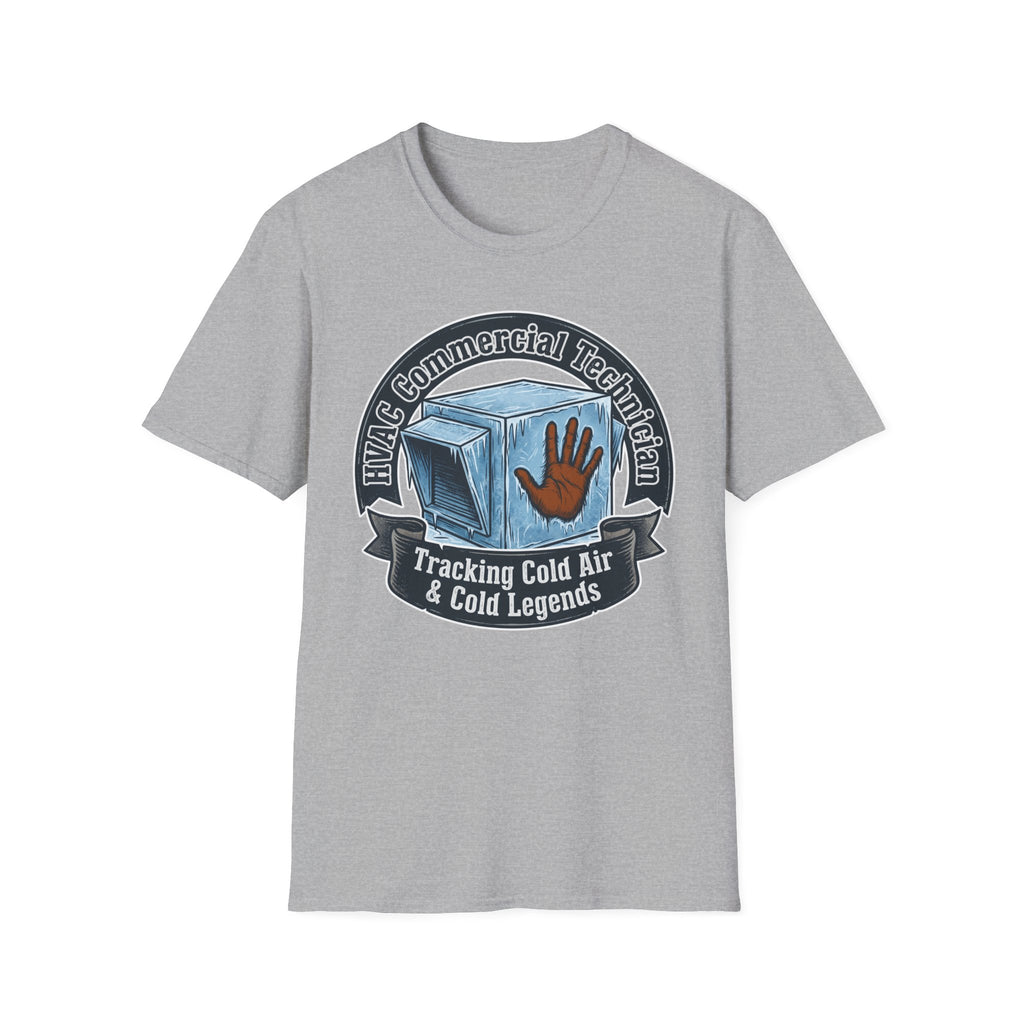 HVAC Commercial Technician Tracking Cold Air & Cold Legends T-Shirt