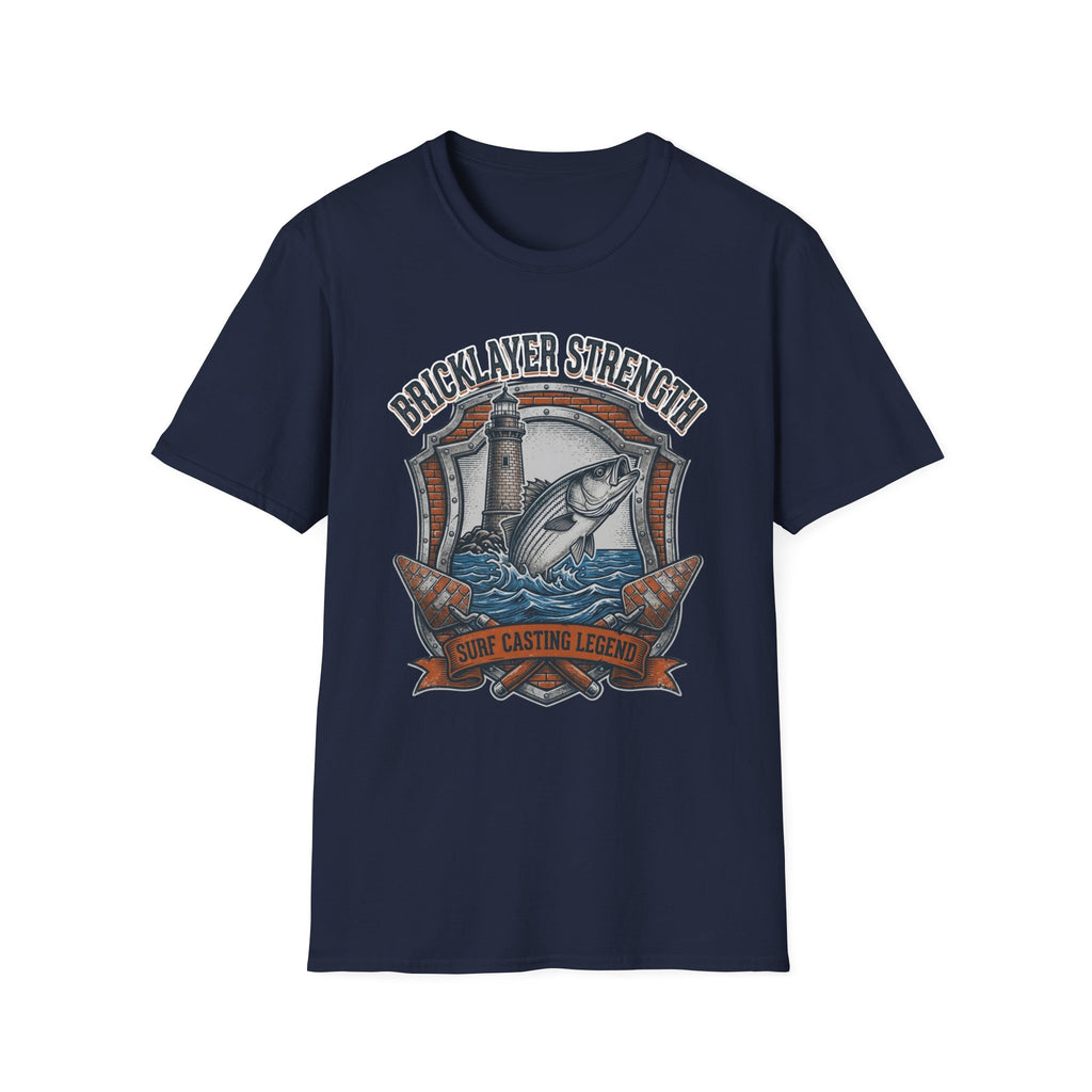 Bricklayer Strength Surf Casting Legend  T-Shirt