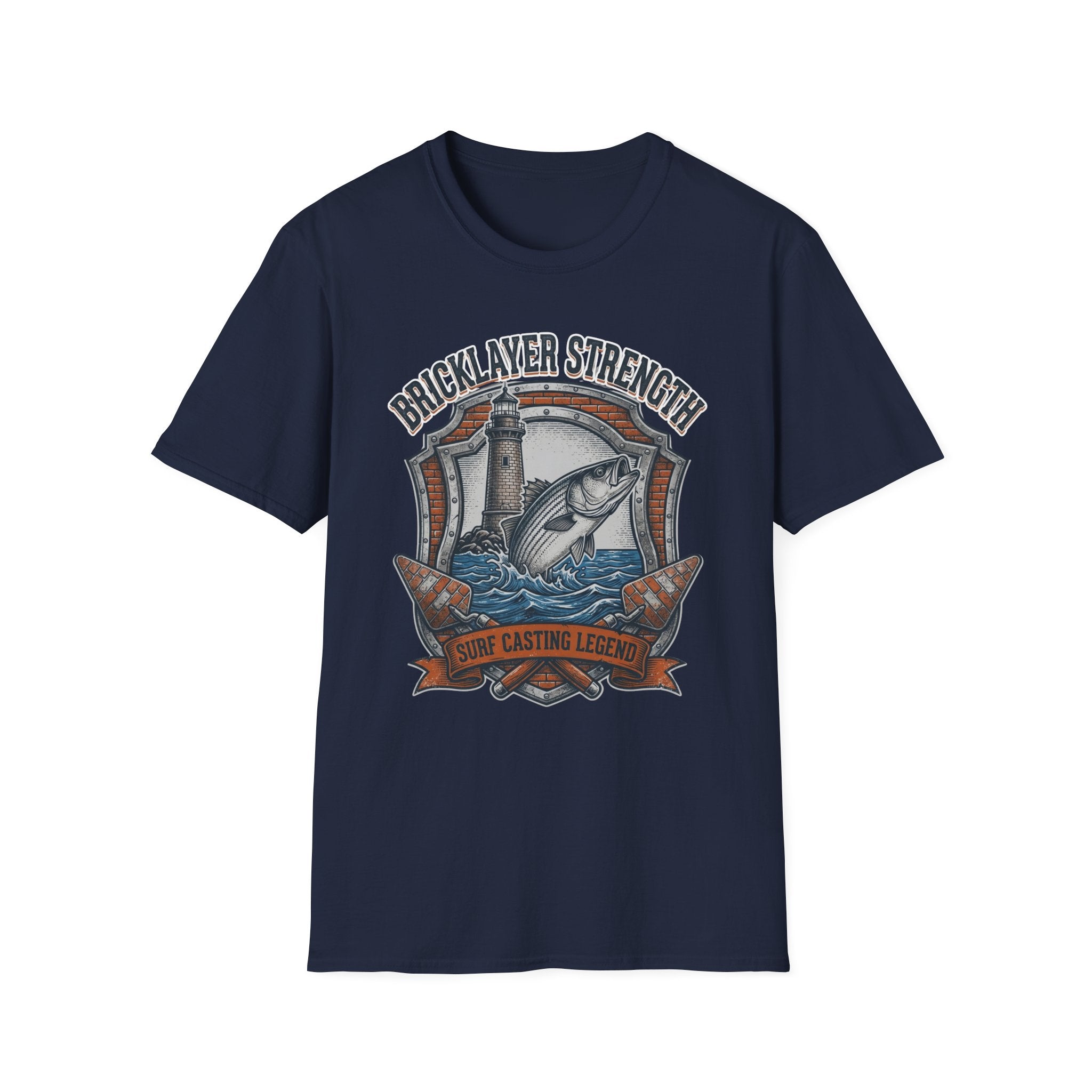 Bricklayer Strength Surf Casting Legend  T-Shirt