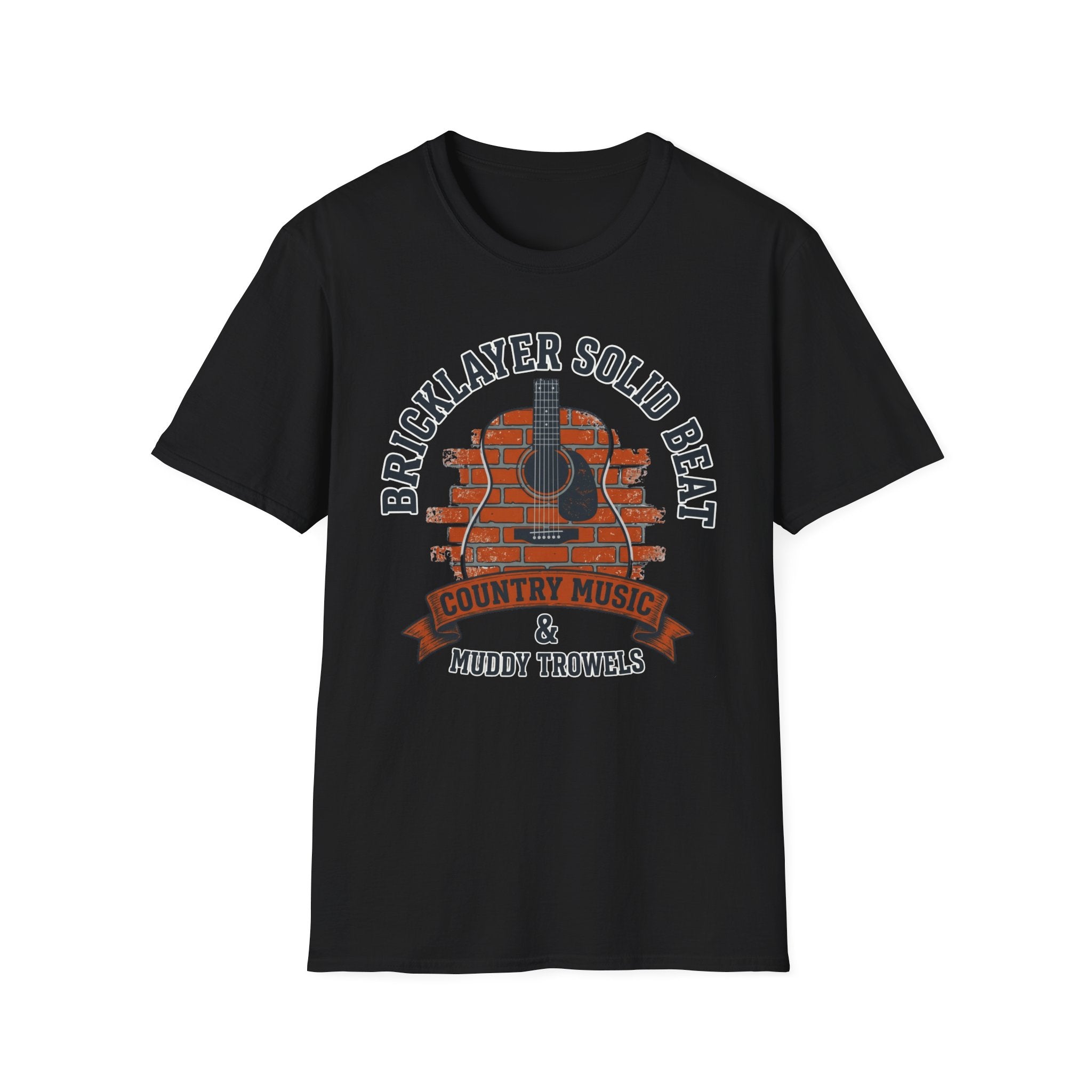 Bricklayer Solid Beat Country Music & Muddy Trowels T-Shirt