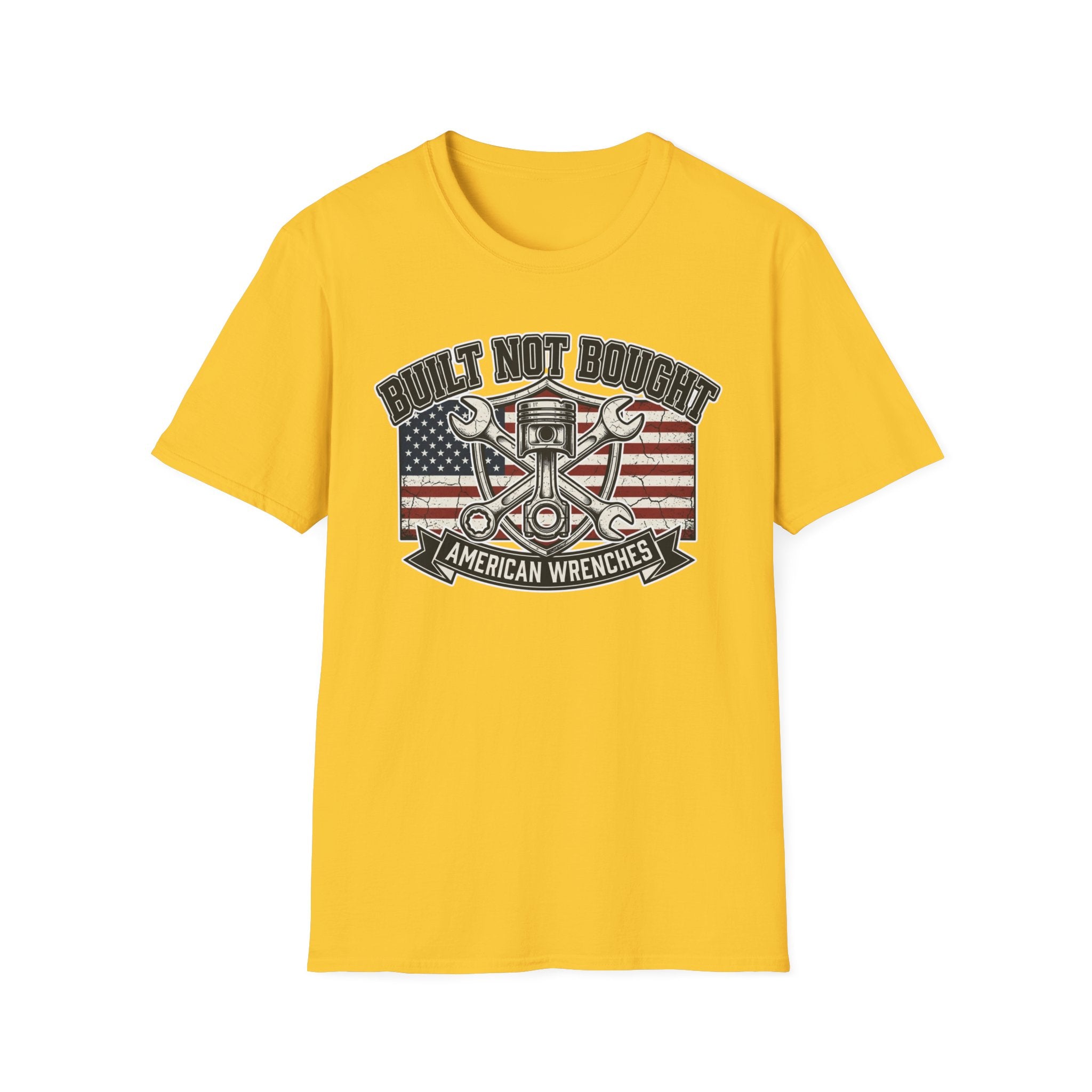 Built Not Bought American Wrenches T-Shirt