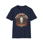 Punching Out Heading In T-Shirt
