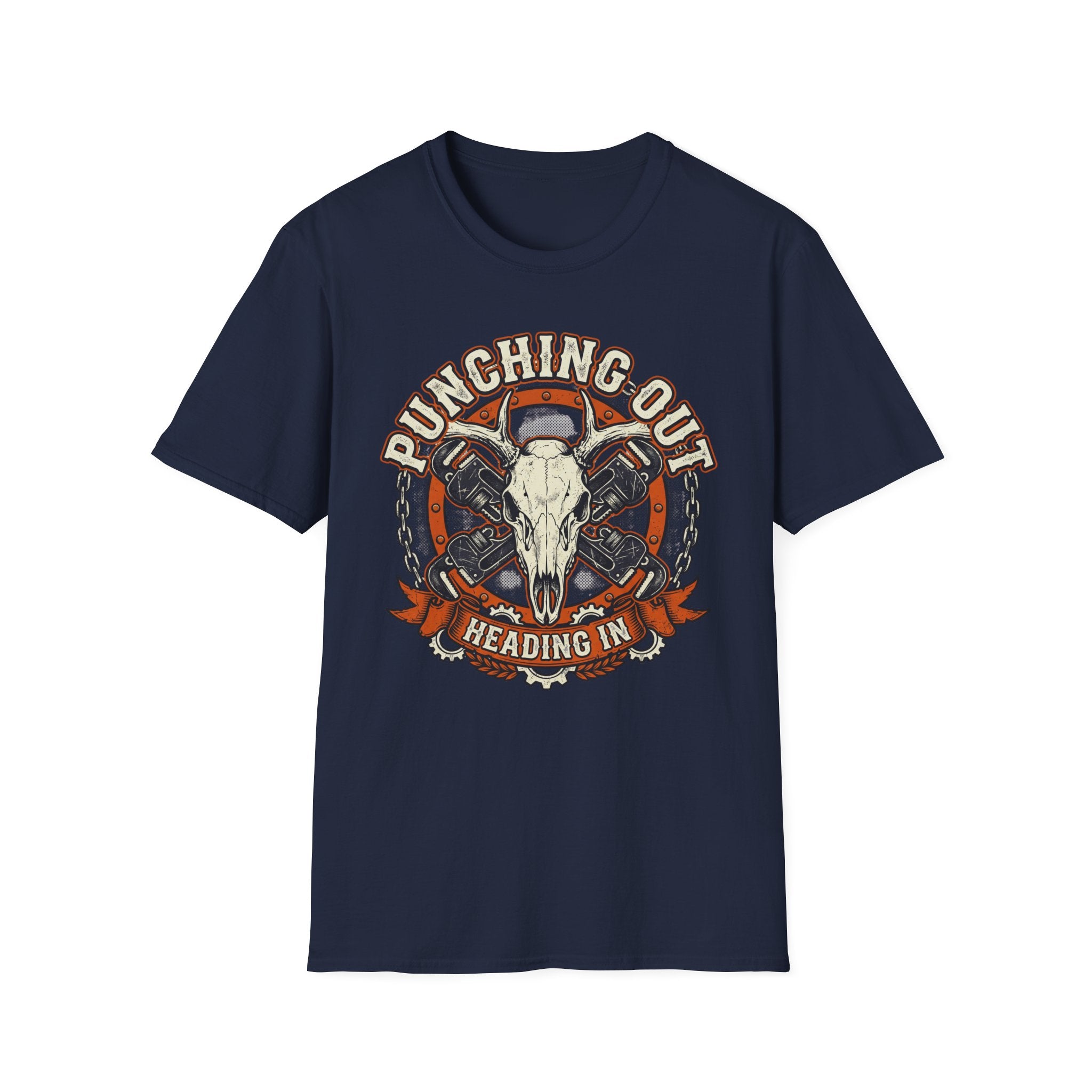 Punching Out Heading In T-Shirt