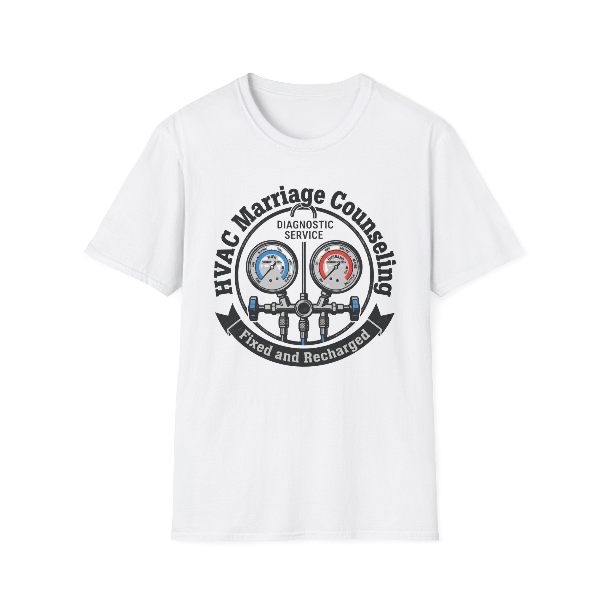 HVAC Marriage Counseling Fixed And Recharged T-Shirt