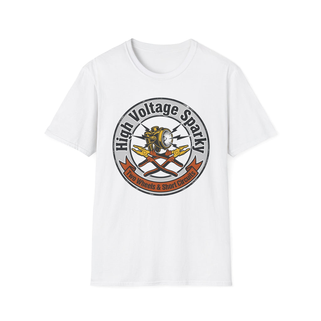 High Voltage Sparky Two Wheels & Short Circuits T-Shirt