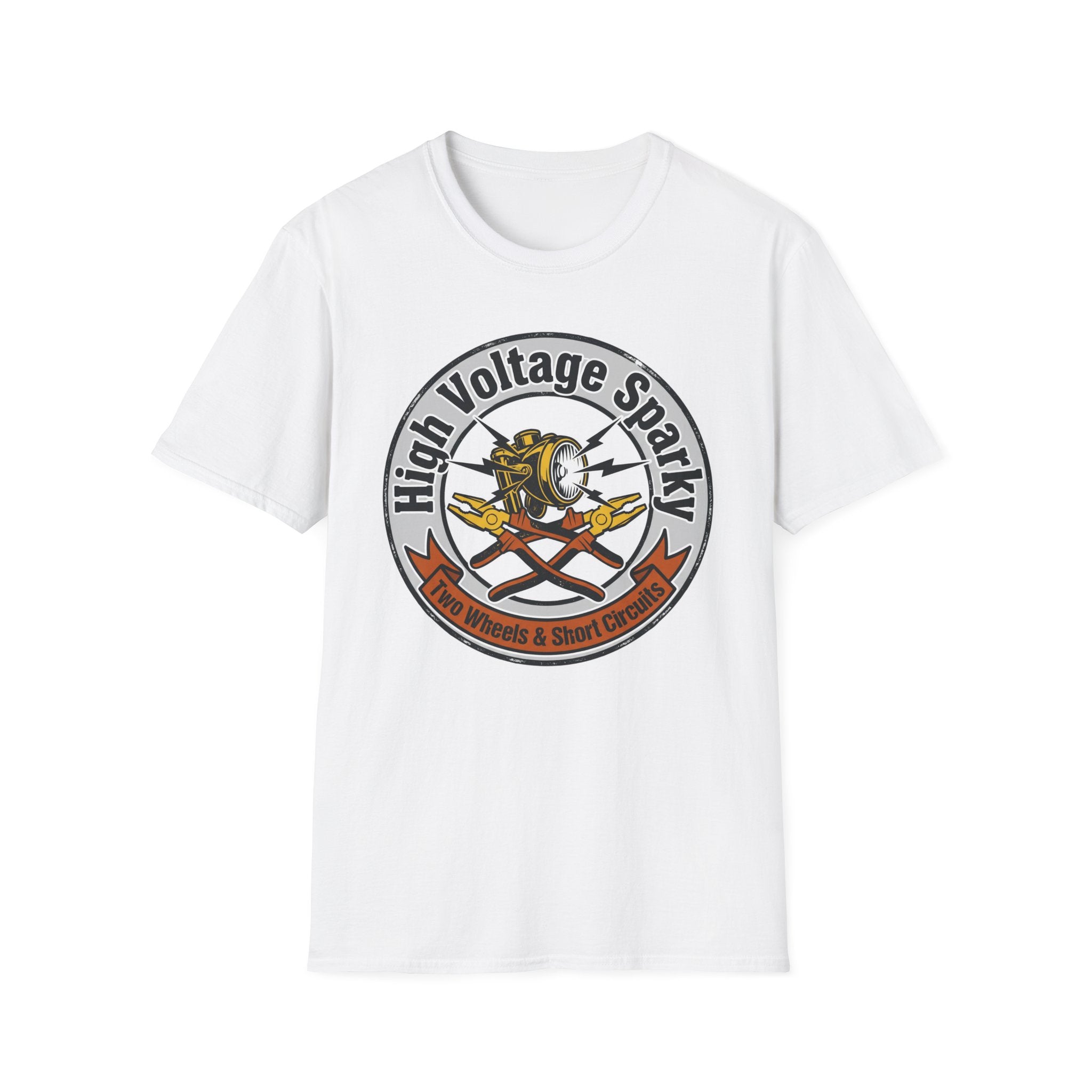 High Voltage Sparky Two Wheels & Short Circuits T-Shirt