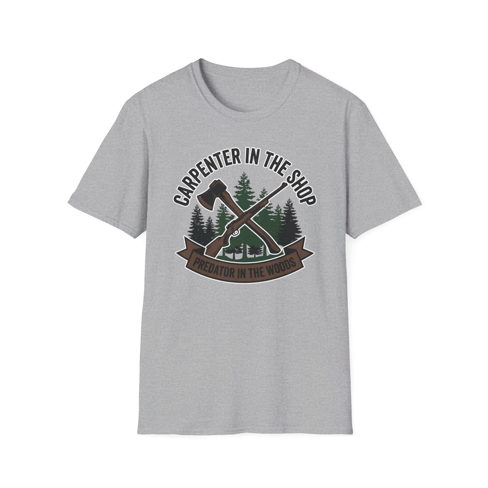 Carpenter In The Shop Predator In The Woods T-Shirt