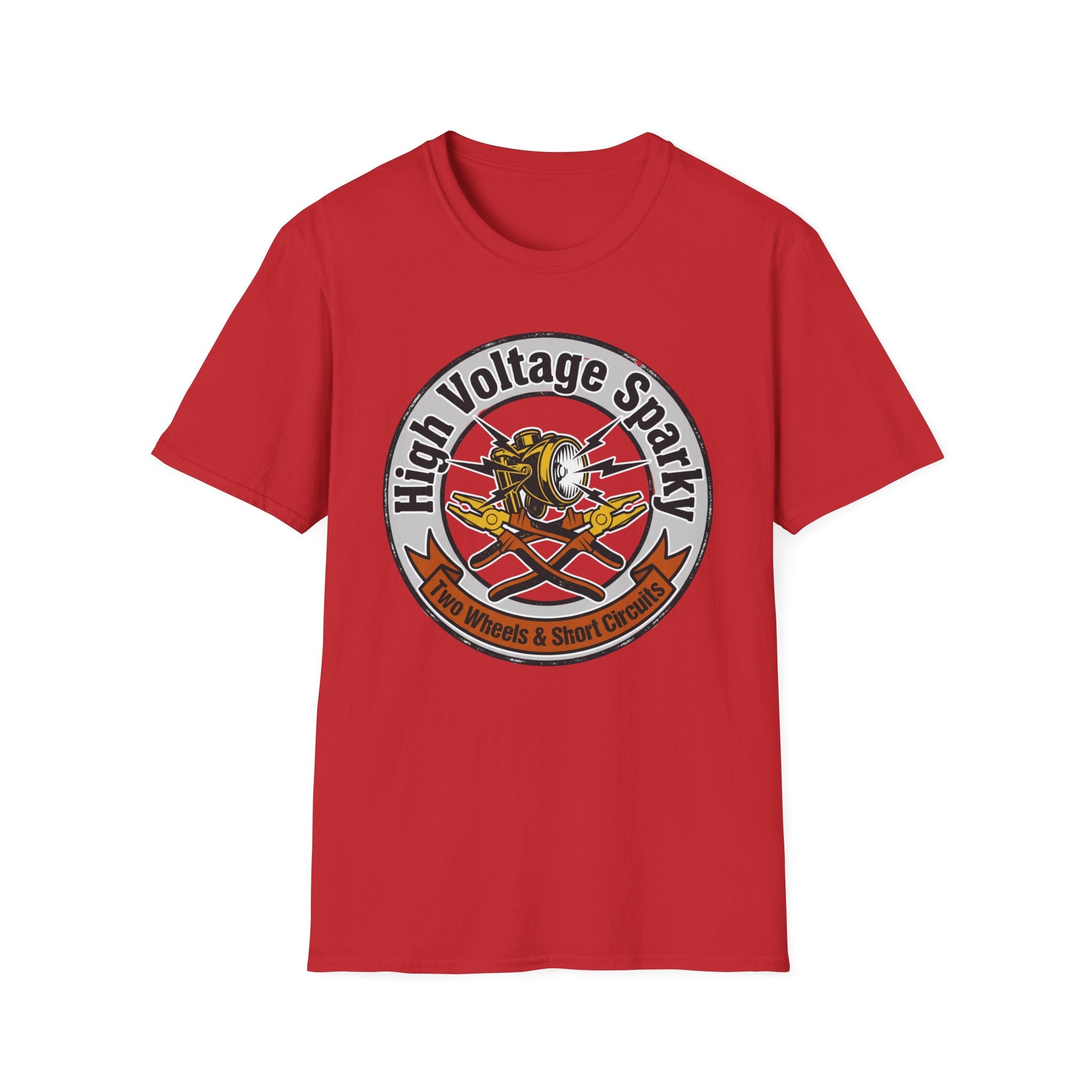 High Voltage Sparky Two Wheels & Short Circuits T-Shirt