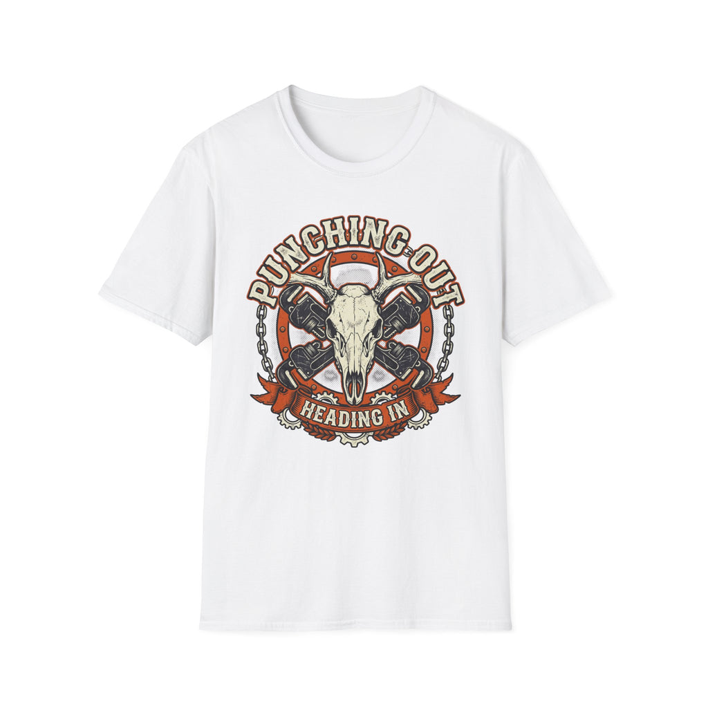 Punching Out Heading In T-Shirt