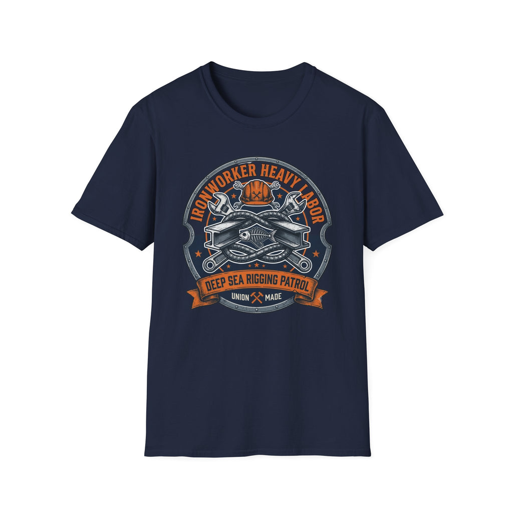Ironworker Heavy Labor Deep Sea Rigging Patrol T-Shirt
