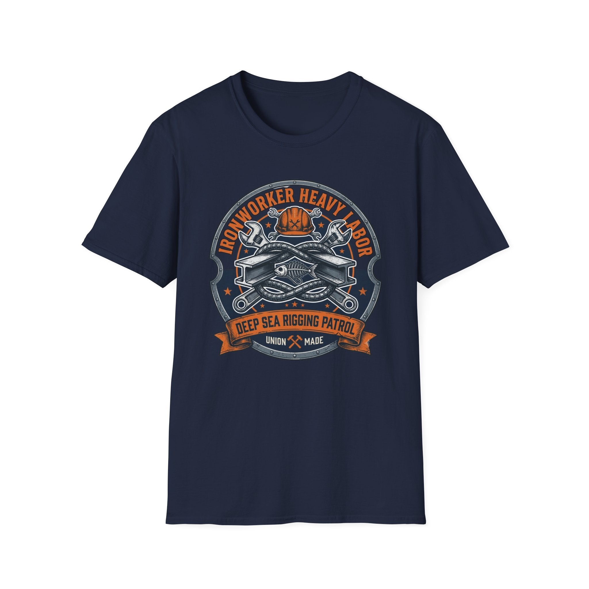 Ironworker Heavy Labor Deep Sea Rigging Patrol T-Shirt