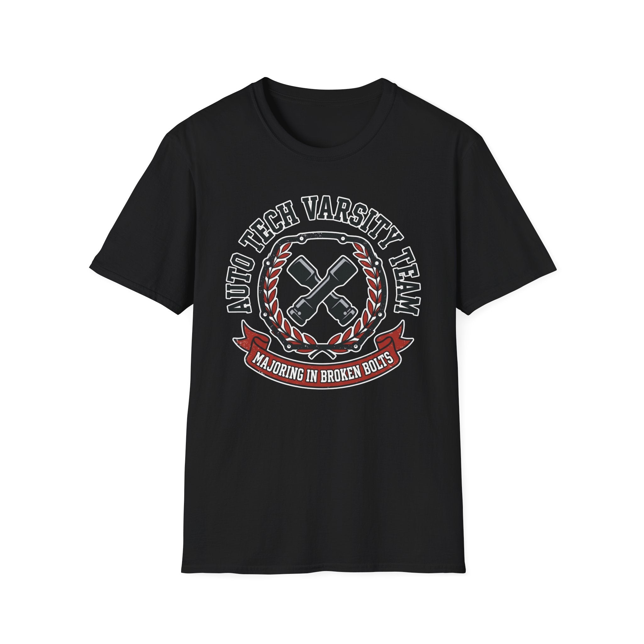 Auto Tech Varsity Team Majoring In Broken Bolts T-Shirt
