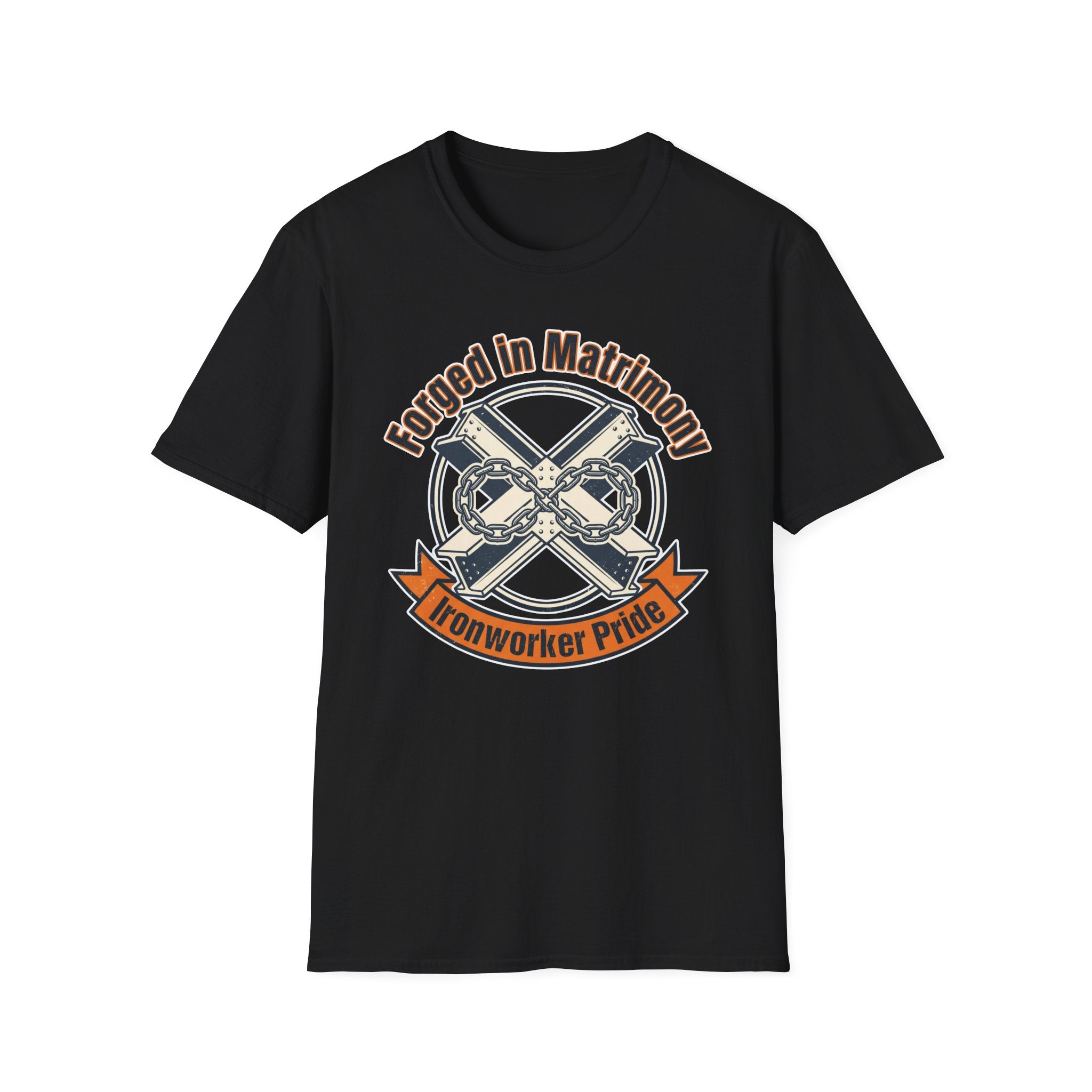 Forged In Matrimony Ironworker Pride T-Shirt