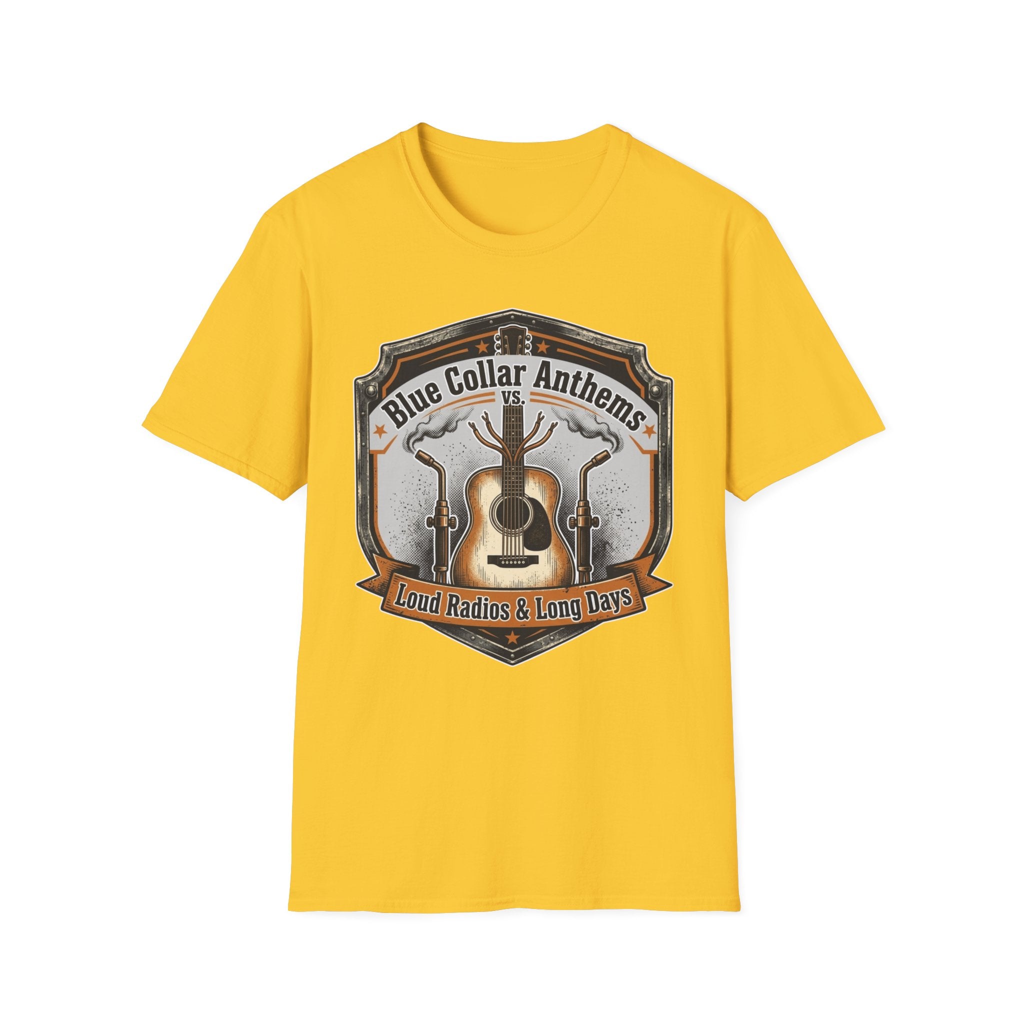 Blue Collar Anthems Loud Radios & Long Days T-Shirt